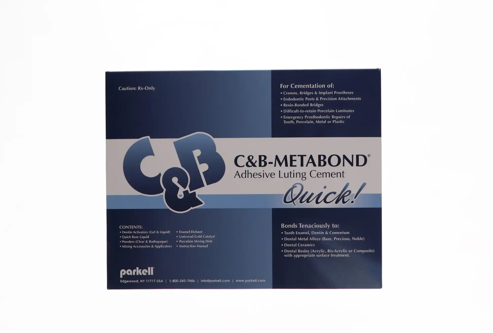 Parkell C&B-Metabond Quick! Adhesive Resin Cement Complete Kit, Self-Cure, Radiopaque & Clear, S380 thumbnail 16