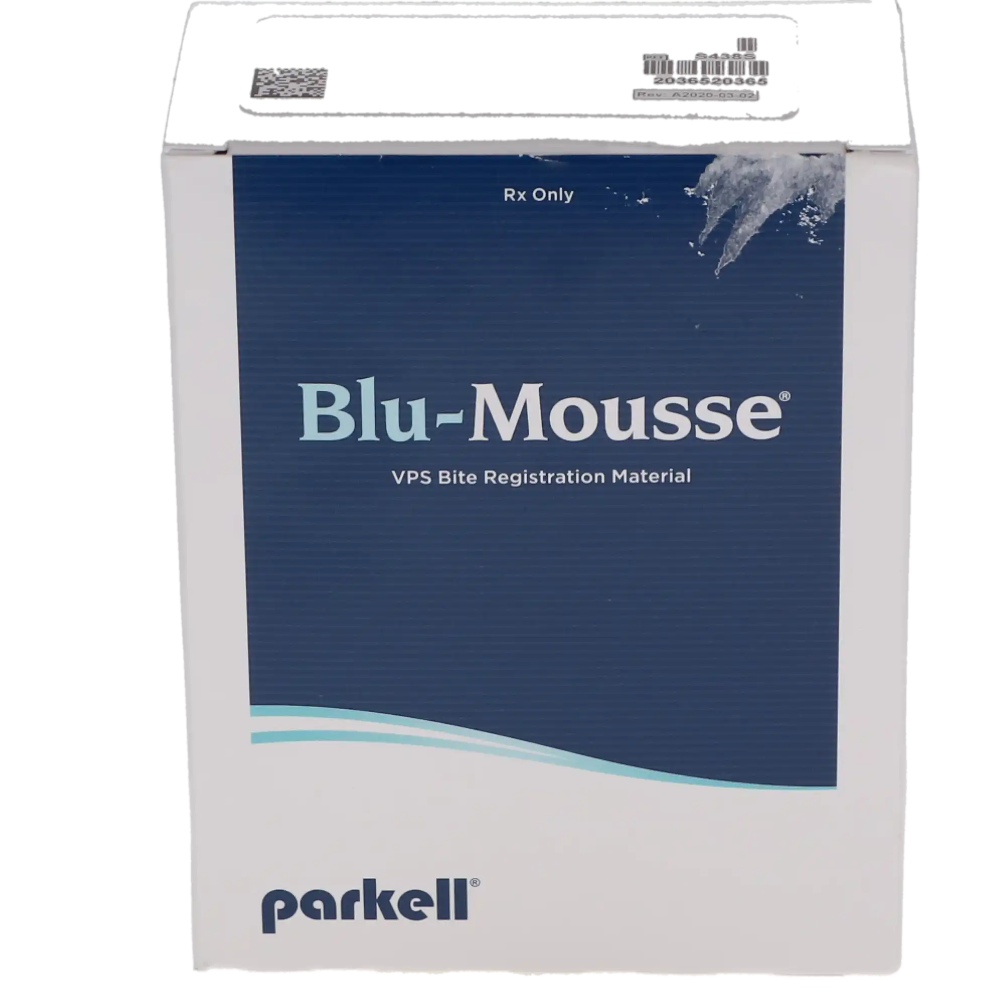 Blu-Mousse Classic VPS Bite Registration Material, Scent-Free, 2-Minute Set, 50 ml Split Cartridges, 2/Pk, S438S thumbnail 5