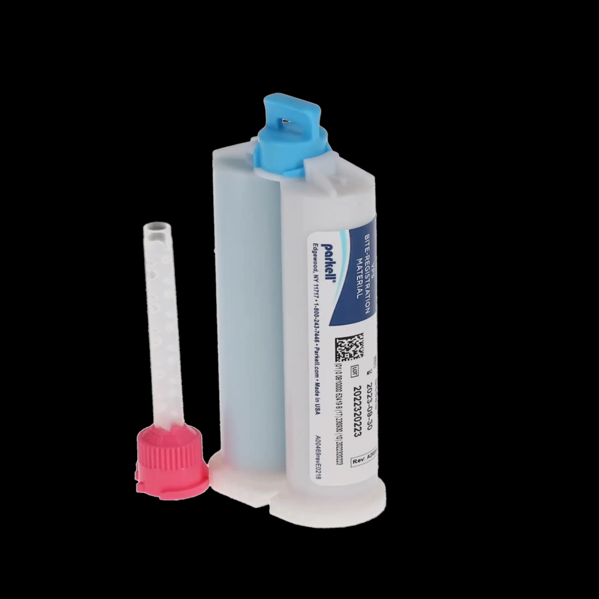 Blu-Mousse VPS Bite Registration Material, Super-Fast, Peppermint, 50ml Split Cartridges, 2/Pk, S448S thumbnail 2