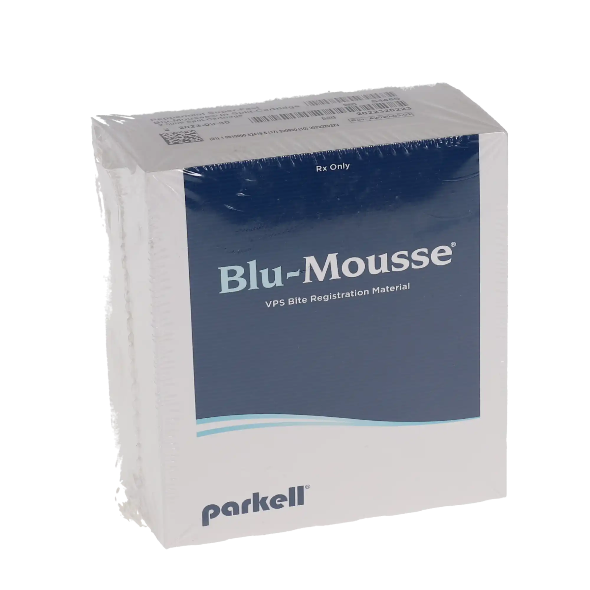 Blu-Mousse VPS Bite Registration Material, Super-Fast, Peppermint, 50ml Split Cartridges, 2/Pk, S448S thumbnail 5