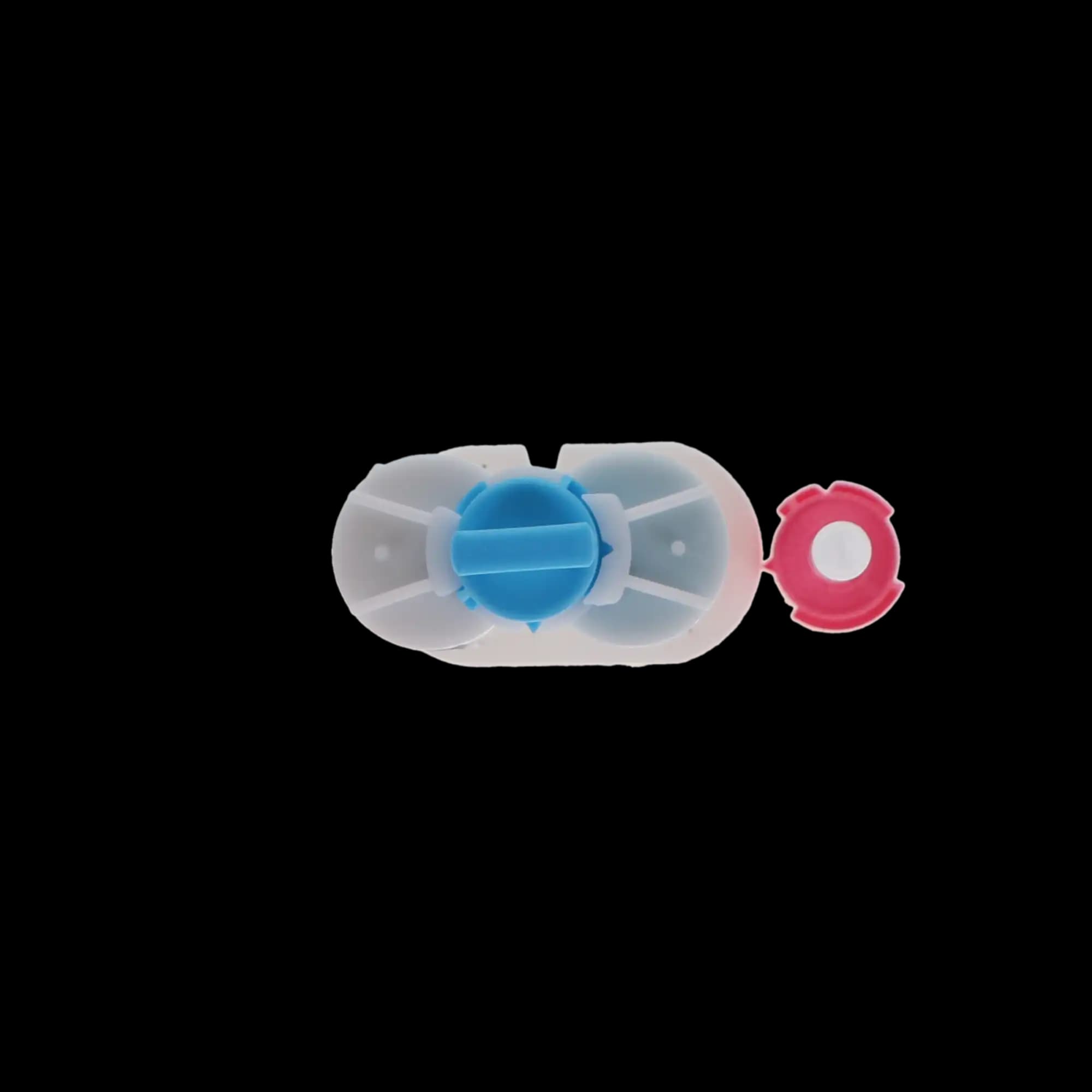 Blu-Mousse VPS Bite Registration Material, Super-Fast 30-Second Set, Scent-Free, 50 ml Split Cartridge, 2/Pk, S457S thumbnail 3