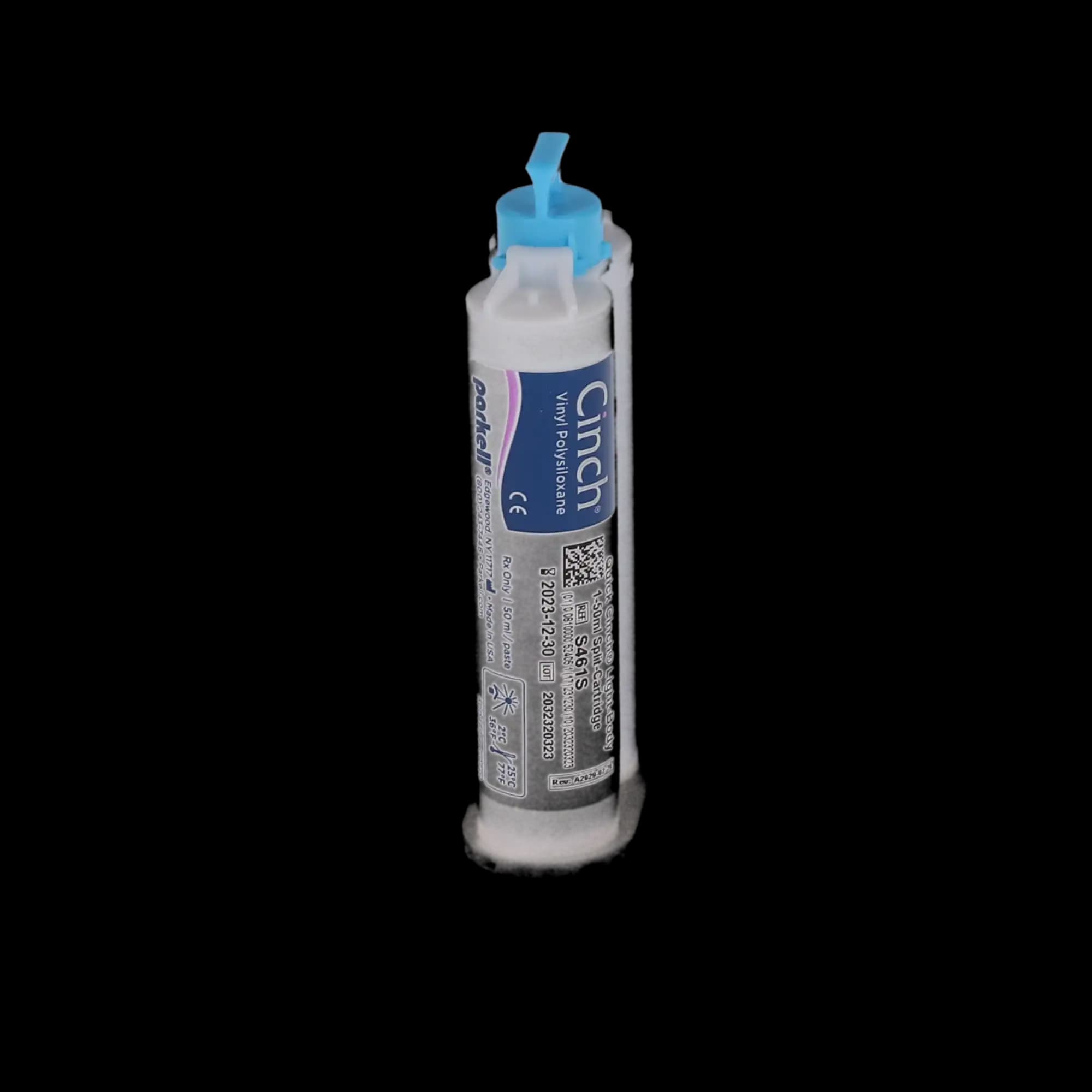 Parkell Quick Cinch Light Body VPS Impression Material, Fast Set, 50 mL Cartridges, 4/Pk, S461S thumbnail 4