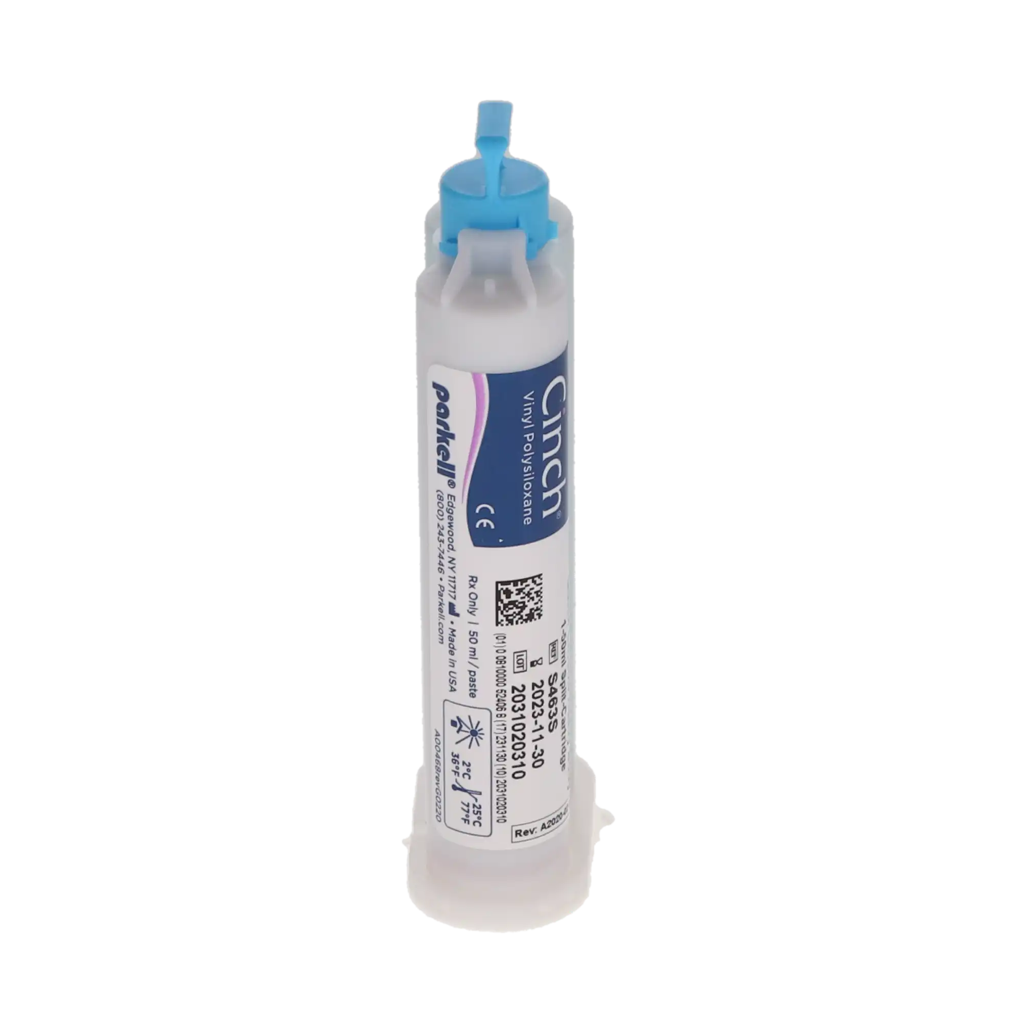 Parkell Cinch Quick Heavy Body VPS Impression Material, Fast Set, 50 ml Cartridges, 4/Pk, S463S thumbnail 4