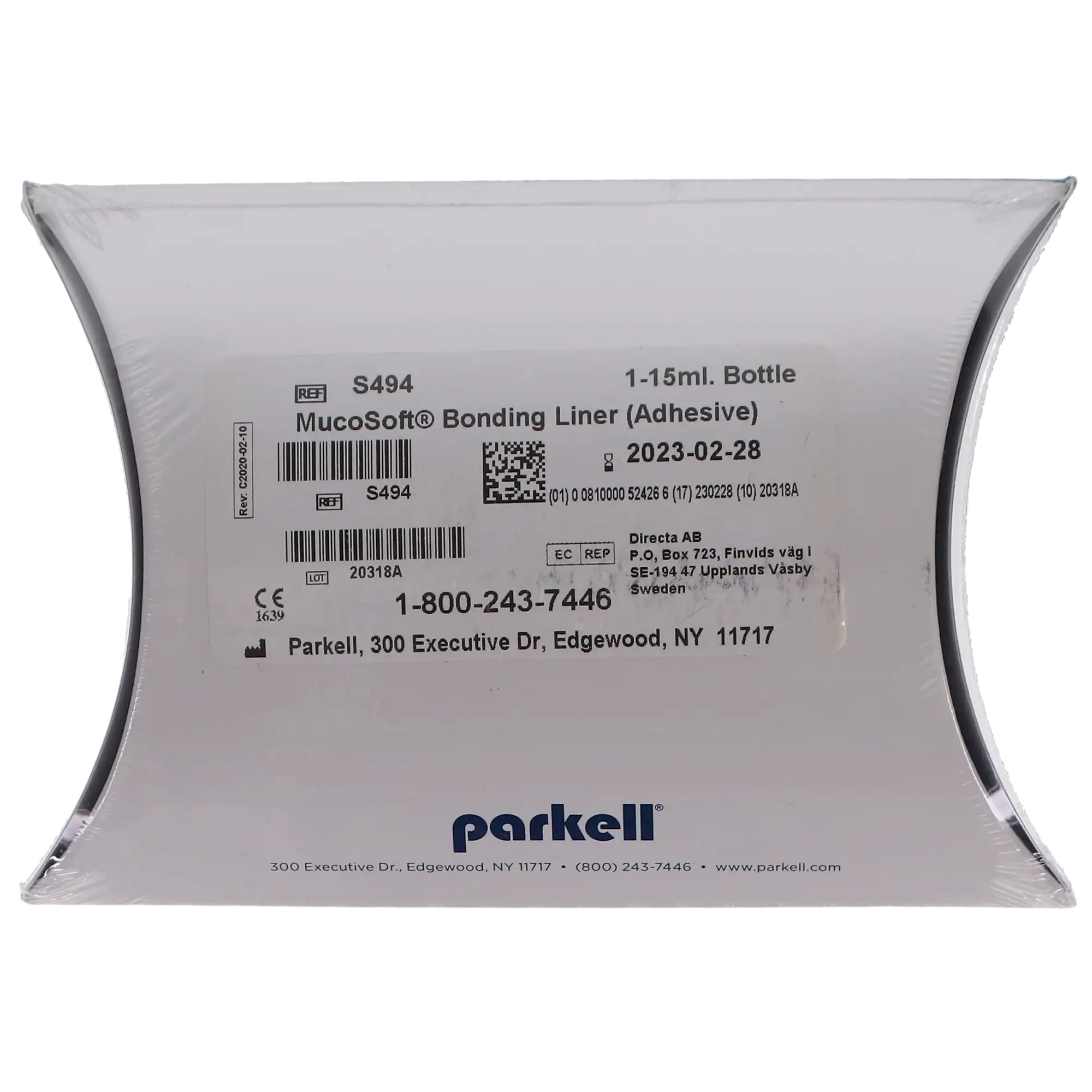 Parkell MucoSoft Silicone Bonding Liner Adhesive Refill, 15 ml Bottle, S494 thumbnail 9