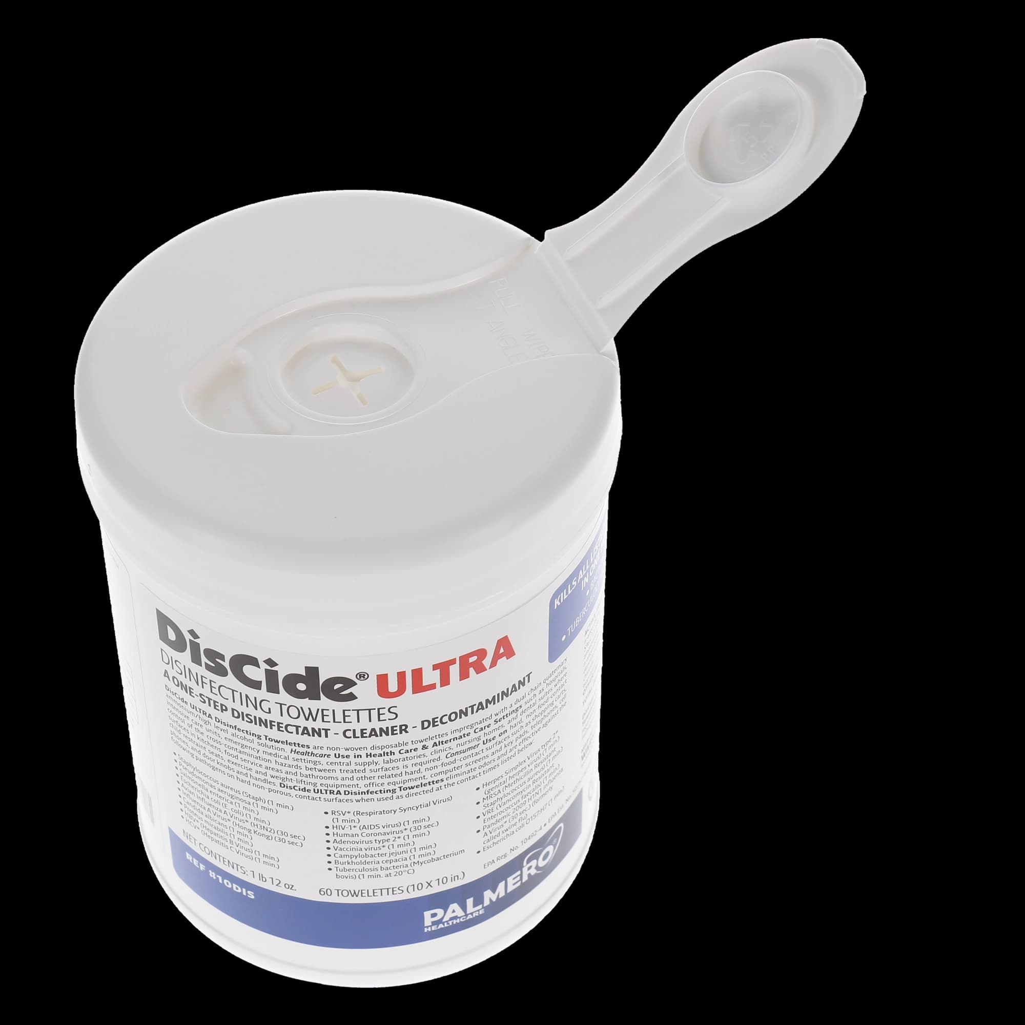 DisCide Ultra Disinfecting Towelettes, 10.5" x 10", 60/Canister, 10DISXL thumbnail 10