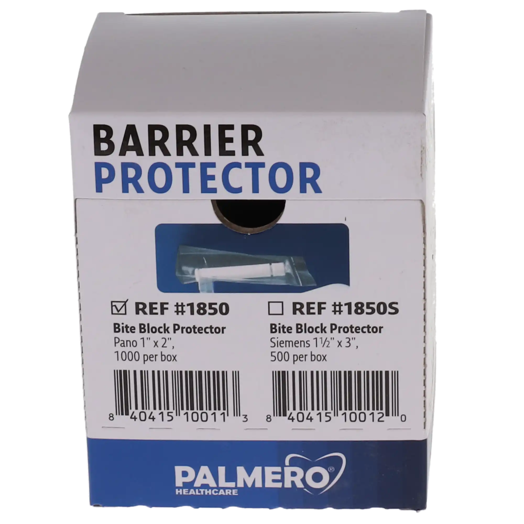Palmero Bite Block Protector for Panoramic X-Ray Machine, 1" x 2", Clear, Latex-Free, 1000/Pk, 1850 thumbnail 8