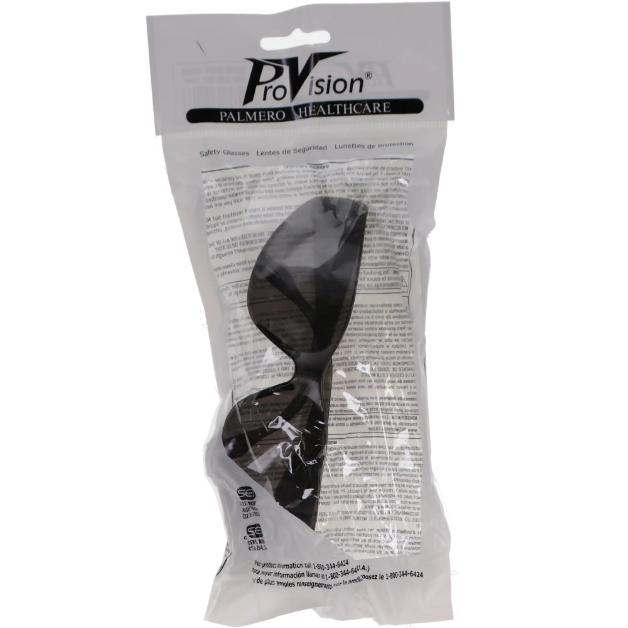 ProVision Econo Wraps Safety Eyewear, Gray Frame/Gray Lens, Anti-Fog, Anti-Scratch, UV-Protective, One Size Fits All, 1/Pkg, 3601G thumbnail 10