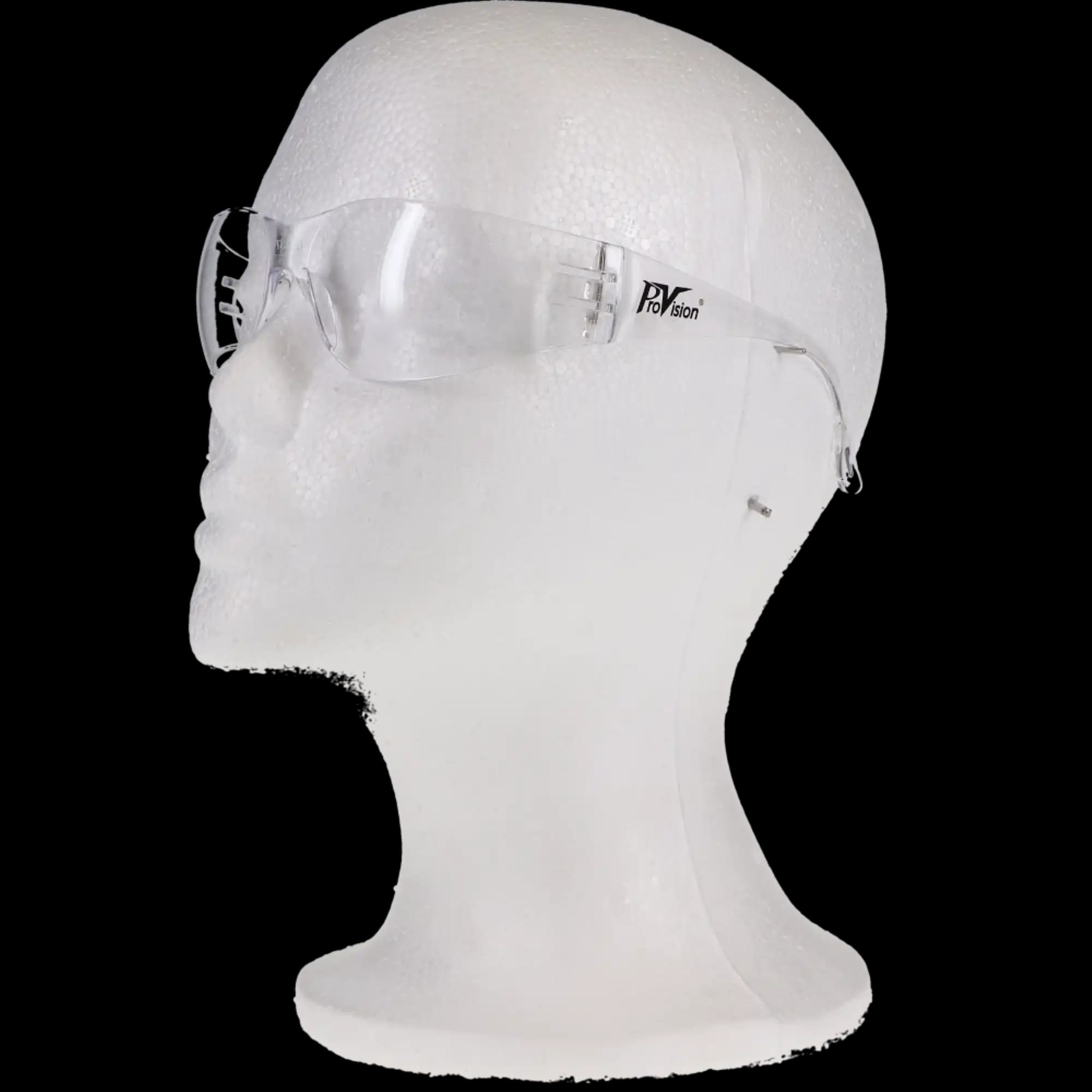 ProVision Mini Econo Wraps Safety Eyewear, Clear Frame/Clear Lens, Small, 1/Pk, 3607C thumbnail 8