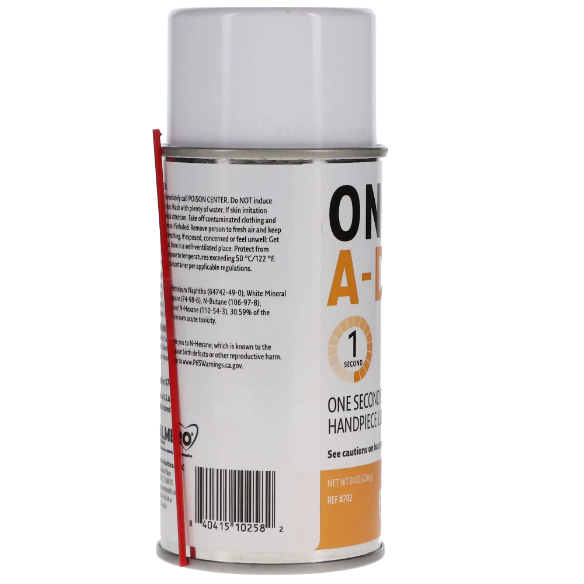 Once-A-Day One Second Spray Handpiece Lubricant/Cleaner, 8.8 oz Aerosol Can with Extension Tube, 702 thumbnail 2