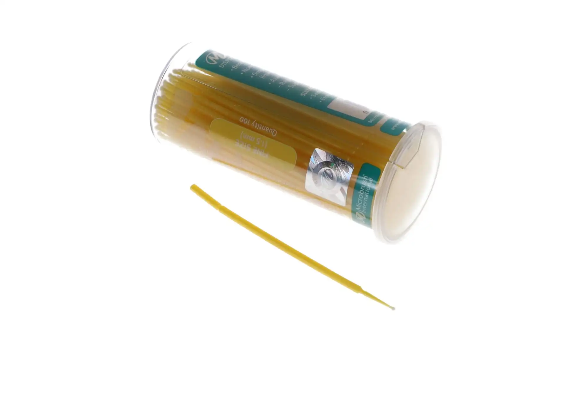 Microbrush Tube Series Fine Yellow Micro Applicators, 1.5mm, 400/Pk, MFY400 thumbnail 9