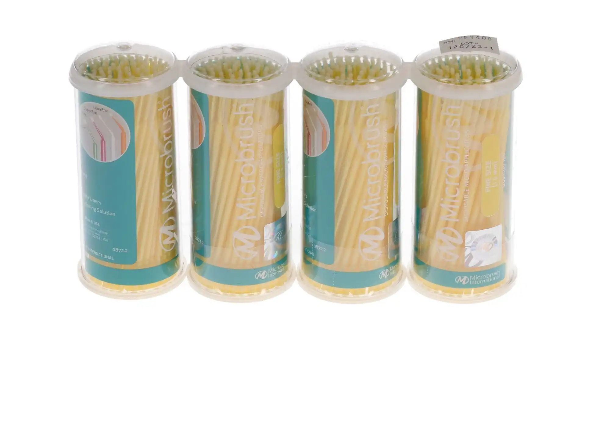 Microbrush Tube Series Fine Yellow Micro Applicators, 1.5mm, 400/Pk, MFY400 thumbnail 12
