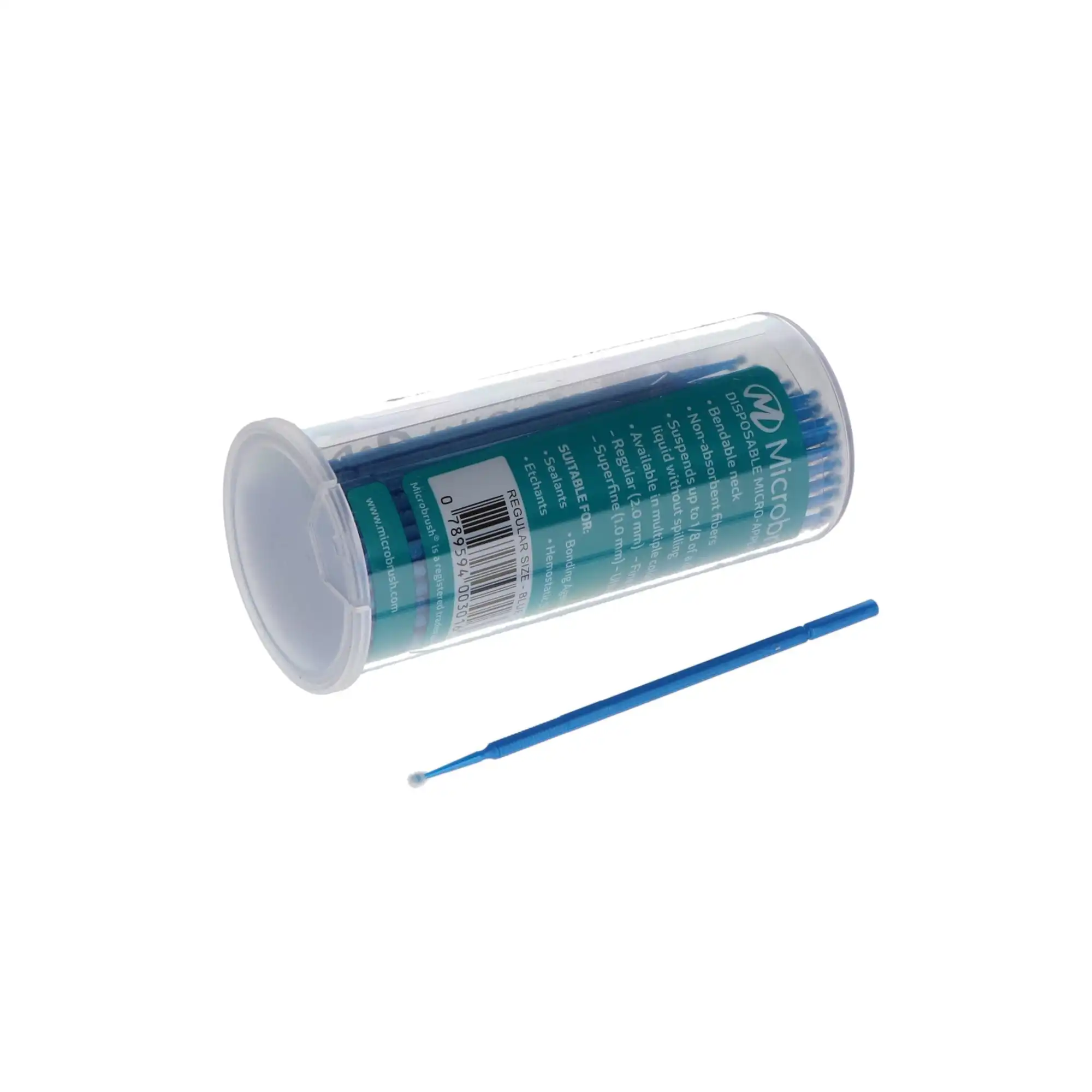 Microbrush Tube Series Disposable Micro Applicators, Regular 2mm, Assorted Colors, 400/Pk, MRA400 thumbnail 8
