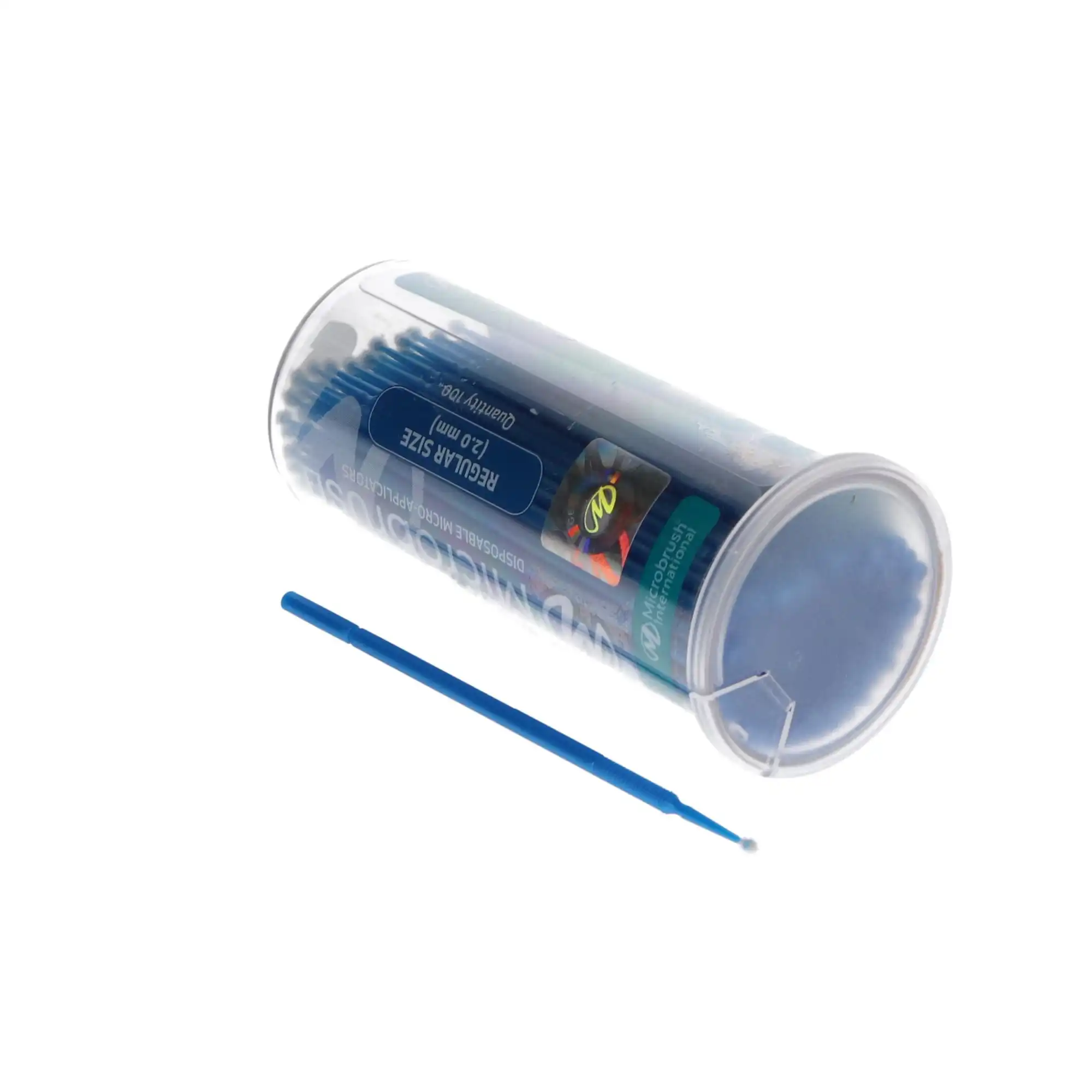 Microbrush Tube Series Applicators, Regular, Blue, 2mm, 400/Pk, MRB400 thumbnail 4