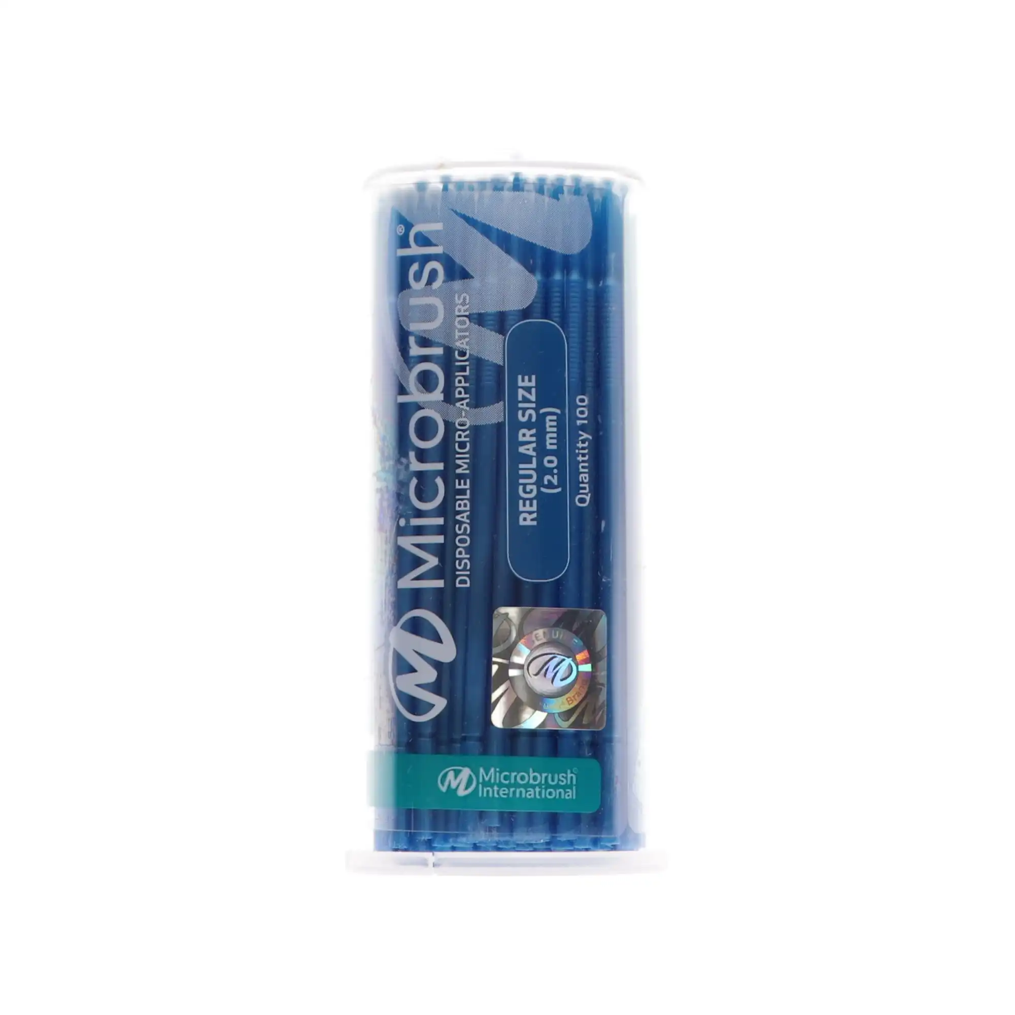 Microbrush Tube Series Applicators, Regular, Blue, 2mm, 400/Pk, MRB400 thumbnail 6