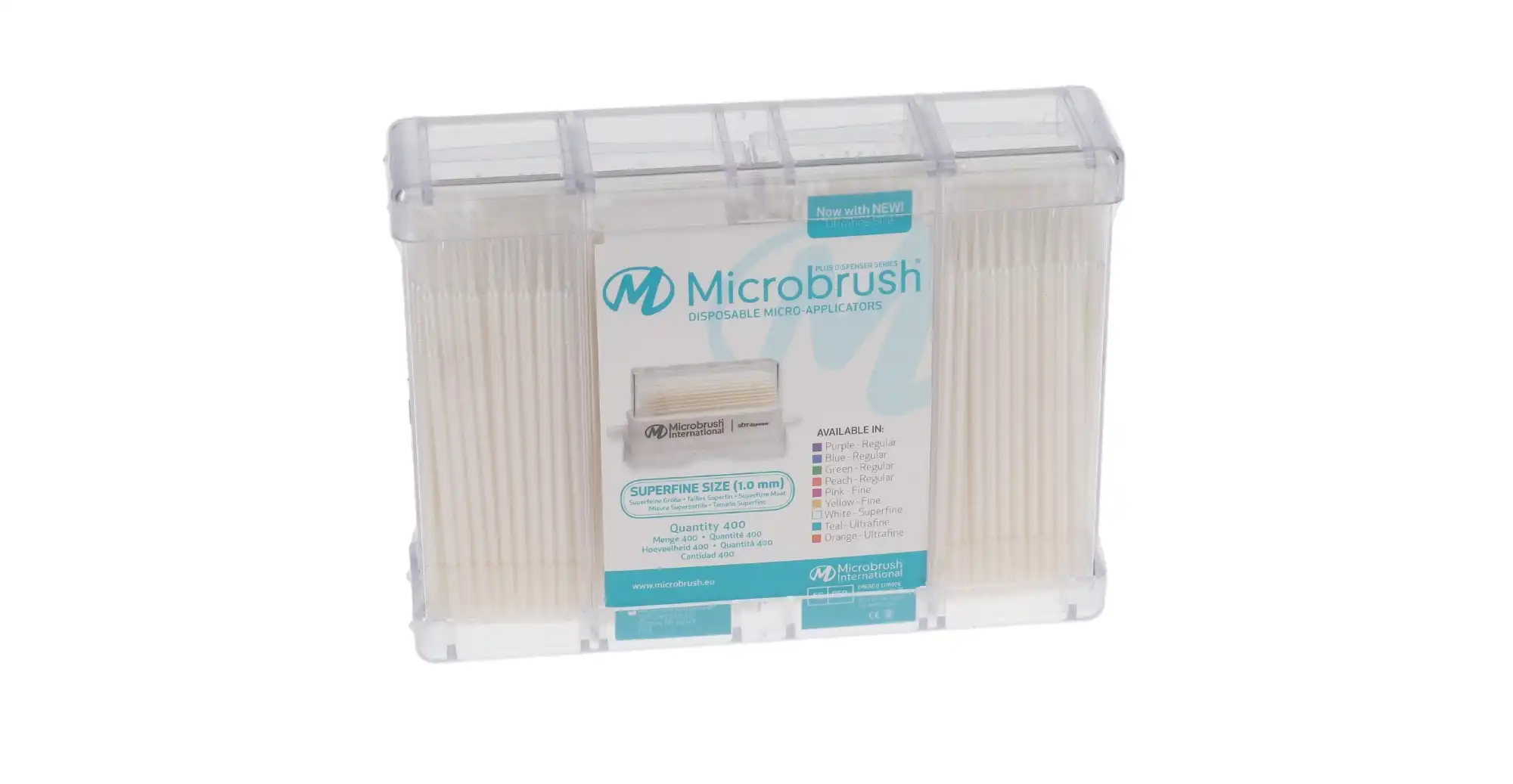 Microbrush Plus Micro-Applicator Dispenser Refills, Super Fine, White, 400/Pk, PSF400 thumbnail 11