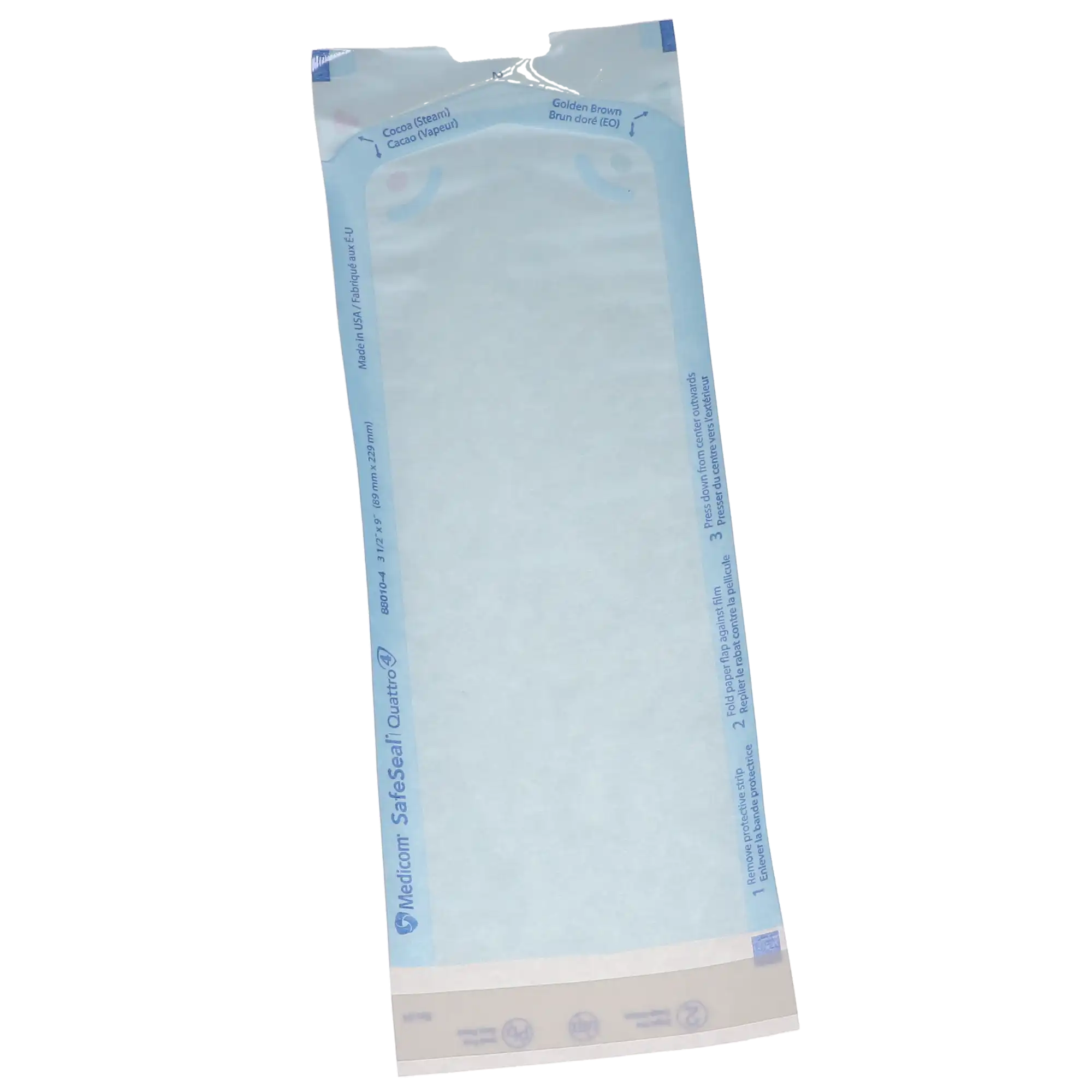 SafeSeal Quattro Self-Sealing Sterilization Pouches, 3.5" x 9", 200/Box, 88010-4 thumbnail 9