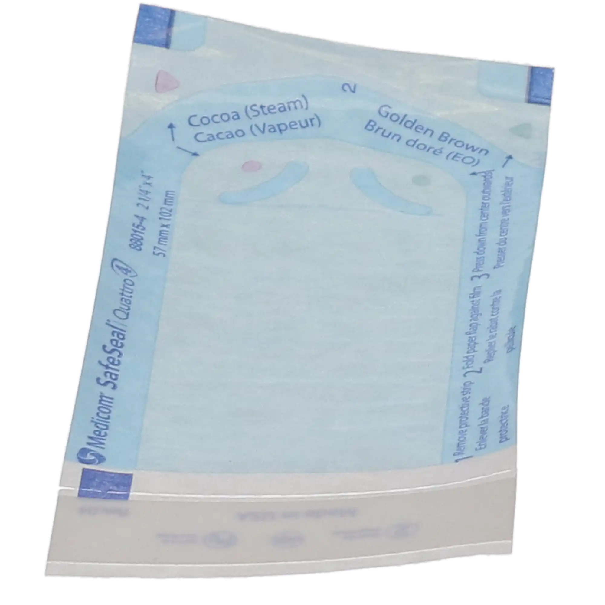 SafeSeal Quattro Self-Sealing Sterilization Pouches, 2.25" x 4", 200/Box, 88015-4 thumbnail 9