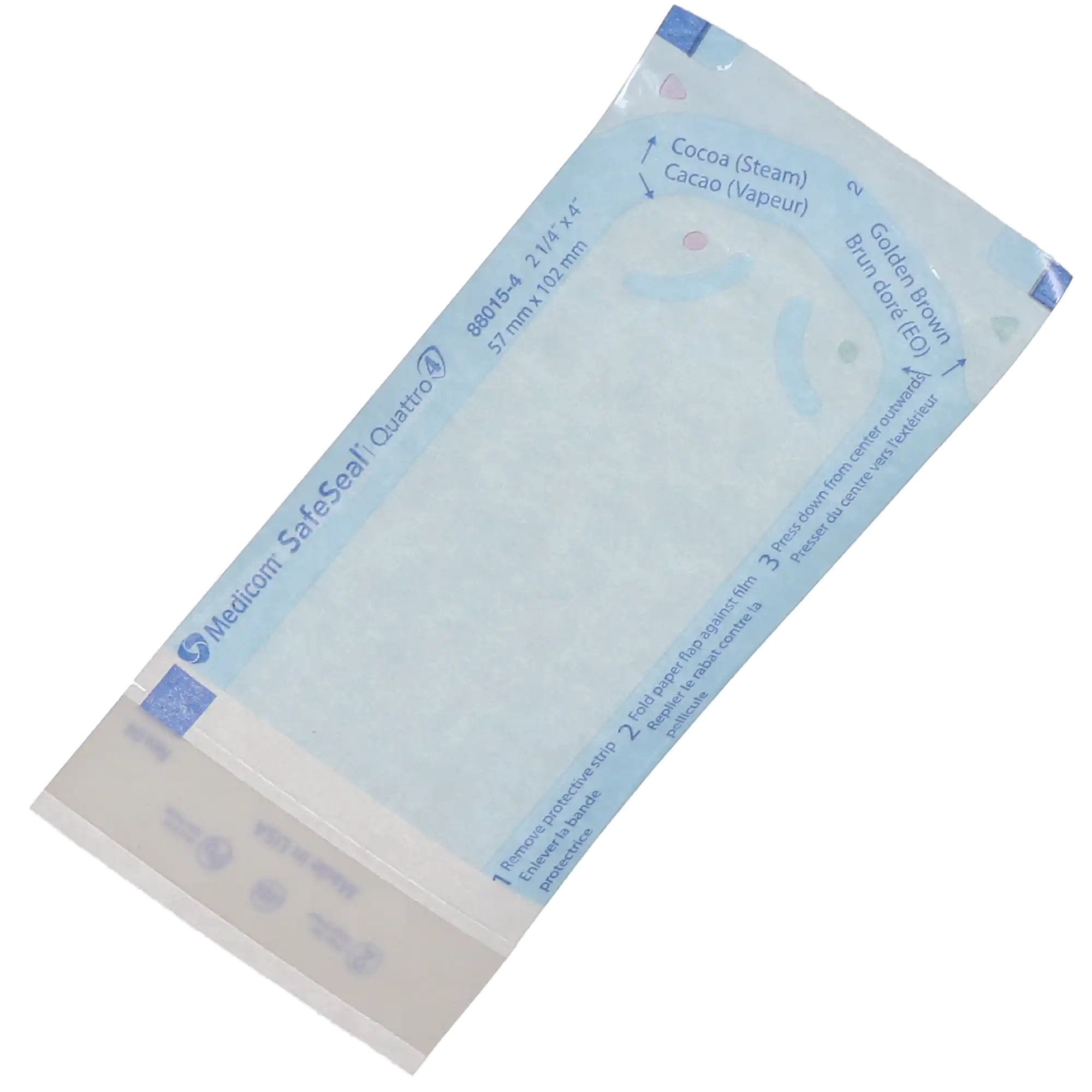 SafeSeal Quattro Self-Sealing Sterilization Pouches, 2.25" x 4", 200/Box, 88015-4 thumbnail 10