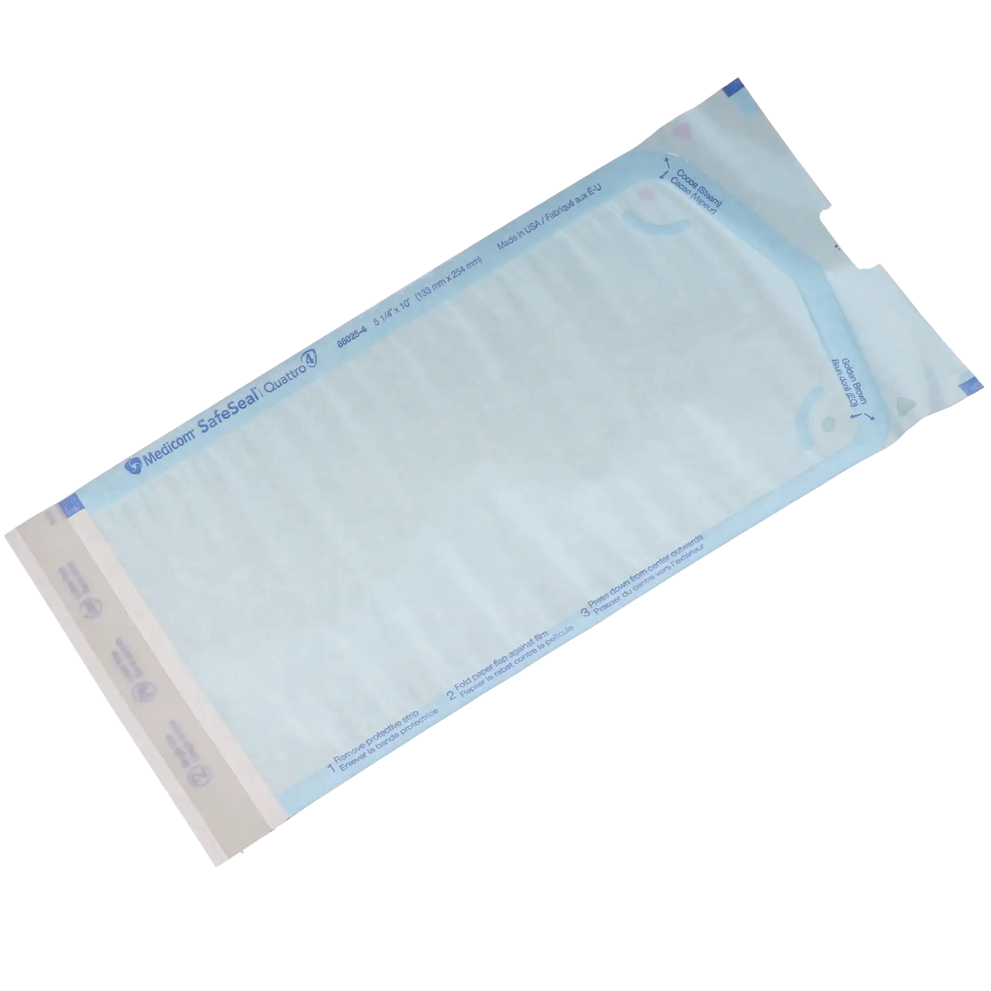 SafeSeal Quattro Self-Sealing Sterilization Pouches, 5.25" x 10", 200/Box, 88025-4 thumbnail 9