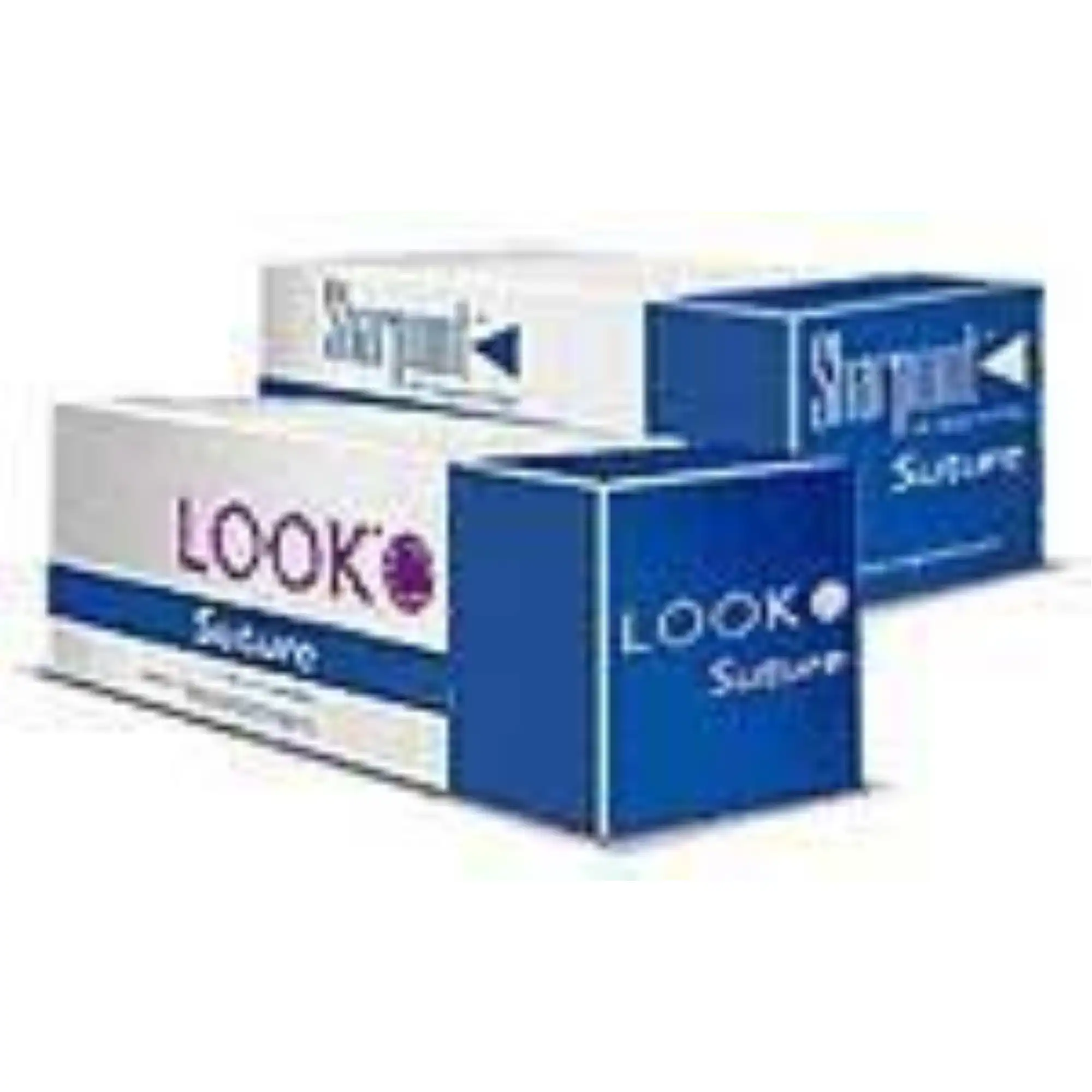 Look PolySyn Polyglycolic Acid Absorbable Suture, 3-0, Undyed Braided, 27" (70 cm), C-6 Reverse Cutting Needle 19 mm, 3/8 Circle, 12/Box, 423B thumbnail 5