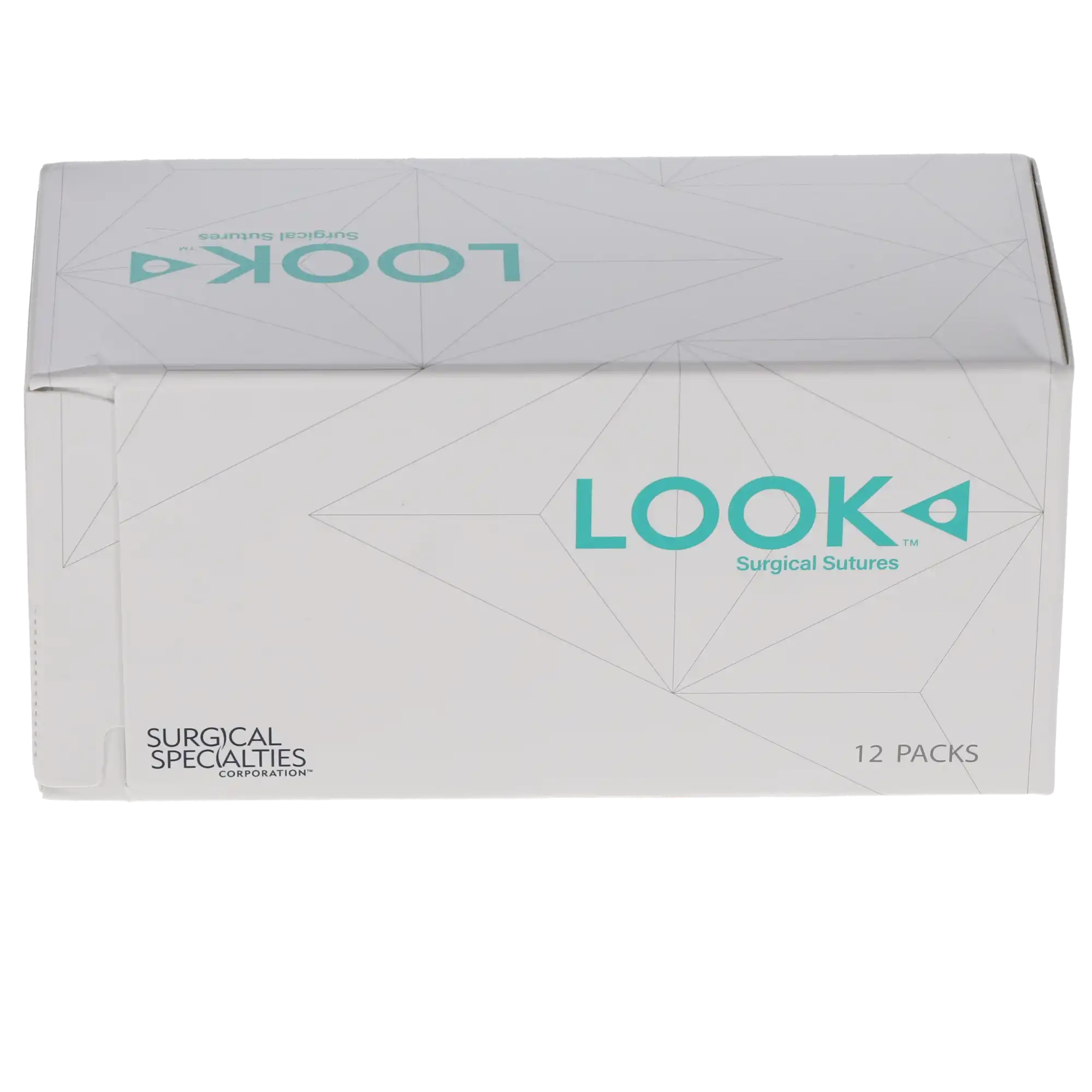 Look Plain Gut Absorbable Suture, 4-0, 18"/45cm, C17 Reverse Cutting Needle 12mm 3/8 Circle, 12/Box, 536B thumbnail 2