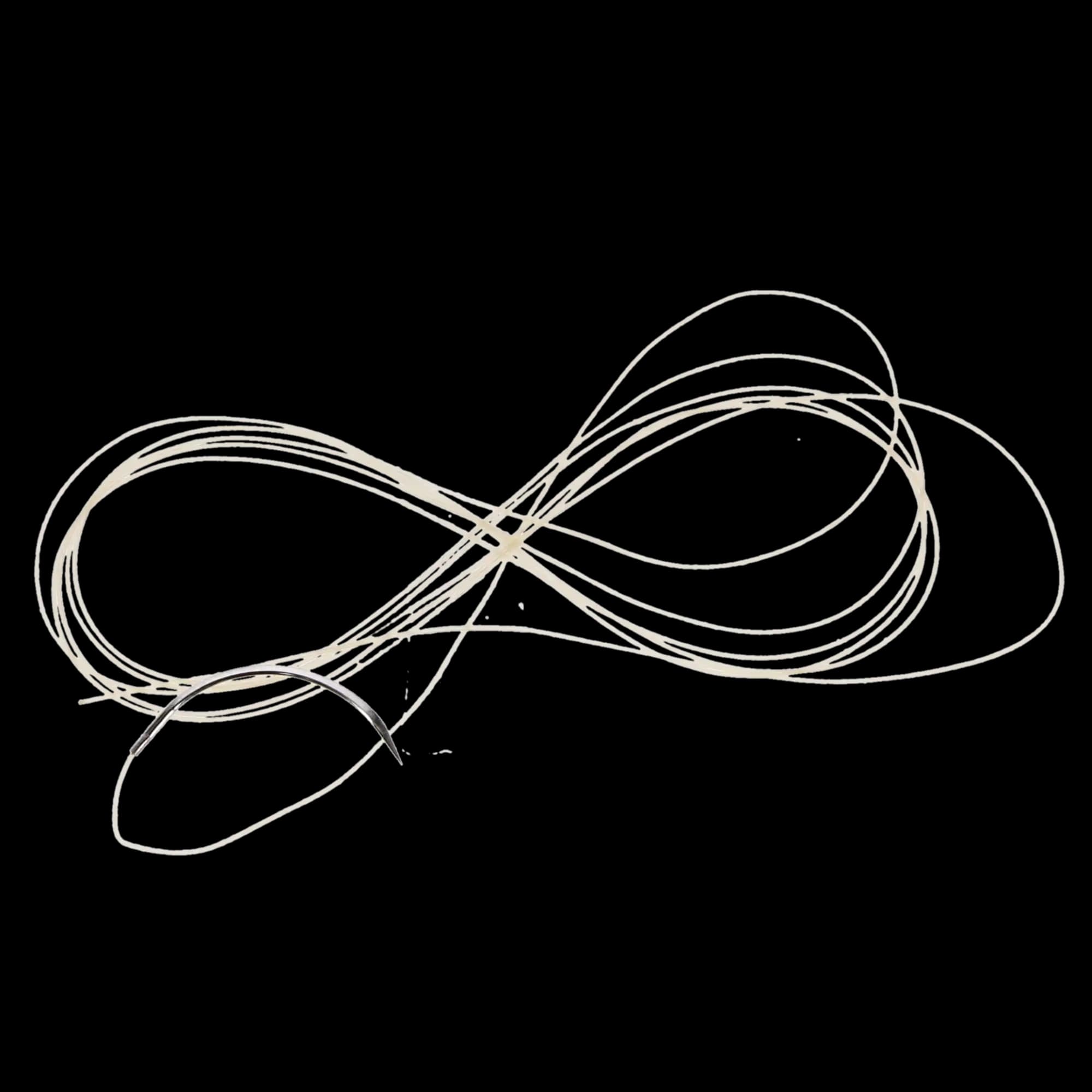 Look Plain Gut Absorbable Suture, 4-0, 27"/70 cm, C6 Reverse Cutting Needle, 19 mm 3/8 Circle, 12/Pk, 551B thumbnail 2