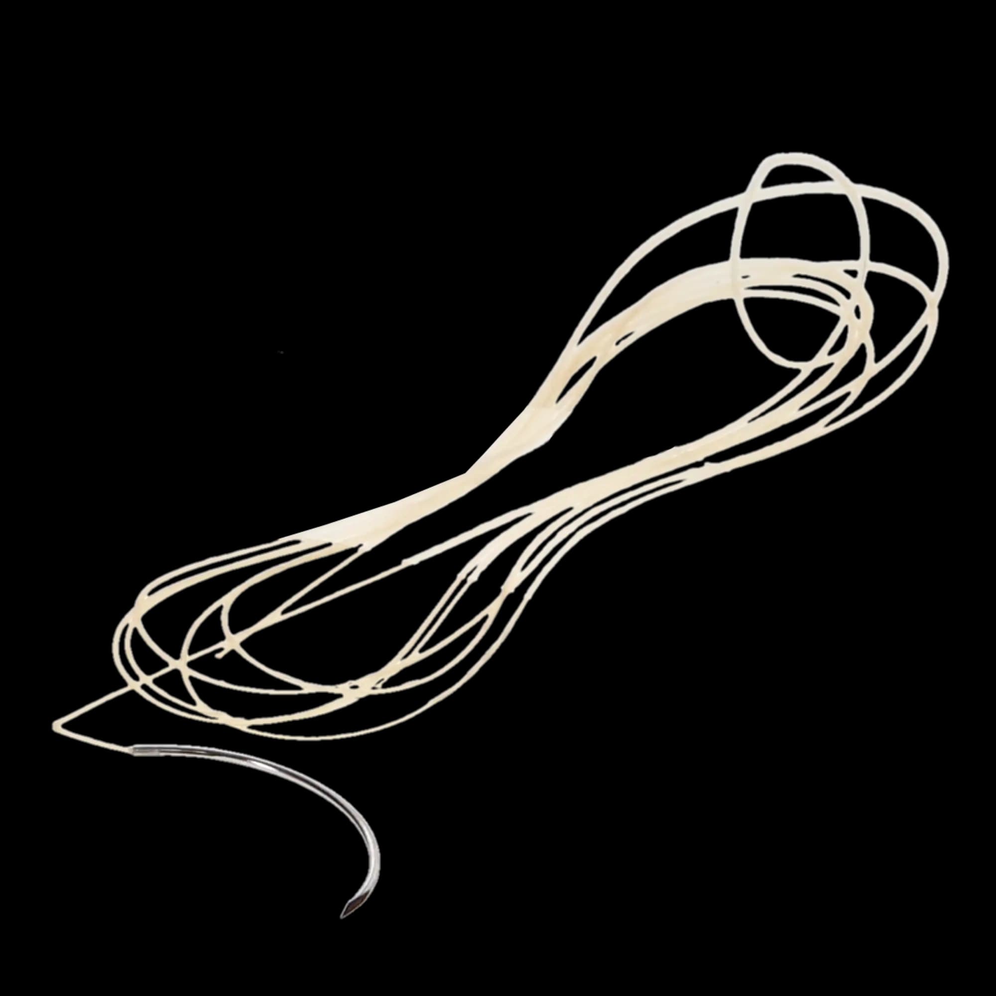 LOOK™ Sharpoint™ Plain Gut Absorbable Suture, 3-0, 27" (70 cm), C-7 Reverse Cutting Needle, 3/8 Circle, Beige, 12/Pkg, 553B thumbnail 5