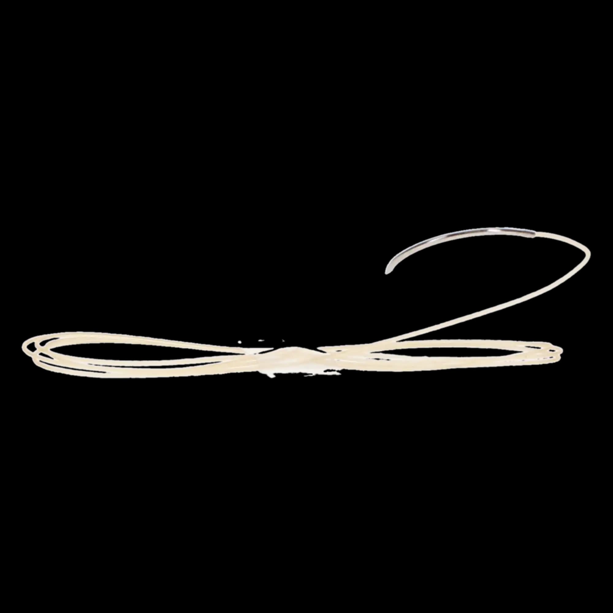 Look Plain Gut Absorbable Suture, 3-0, 18", C-6 Reverse Cutting Needle, 19 mm 3/8 Circle, Beige, 12/Box, 592B thumbnail 5