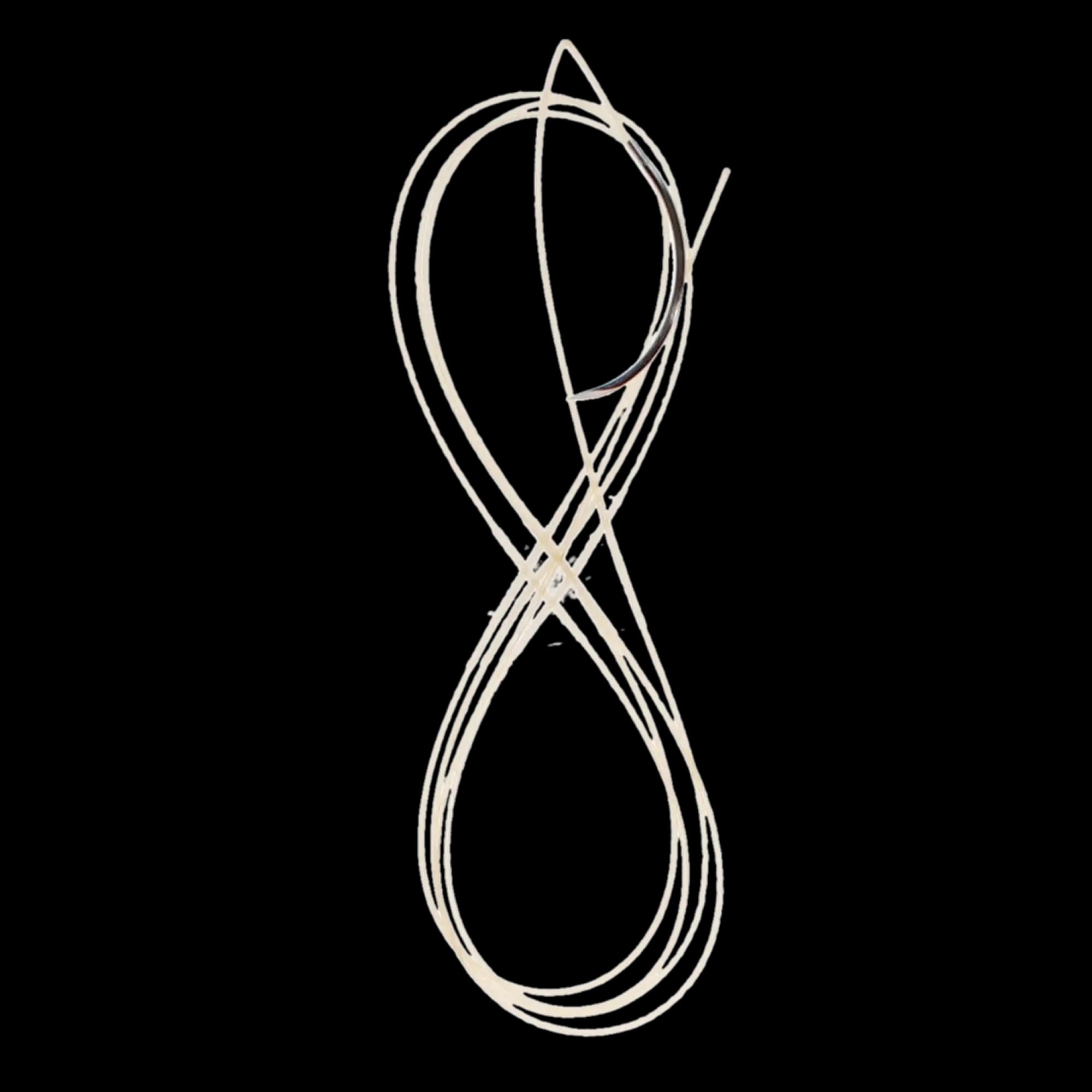 Look Plain Gut Absorbable Suture, 3-0, 18", C-6 Reverse Cutting Needle, 19 mm 3/8 Circle, Beige, 12/Box, 592B thumbnail 7