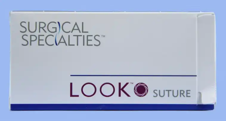 Look Plain Gut Absorbable Suture, 3-0, 18" (45 cm), C-21 Reverse Cutting Needle, 1/2 Circle, 26 mm, Beige, 12/Pk, 593B thumbnail 5