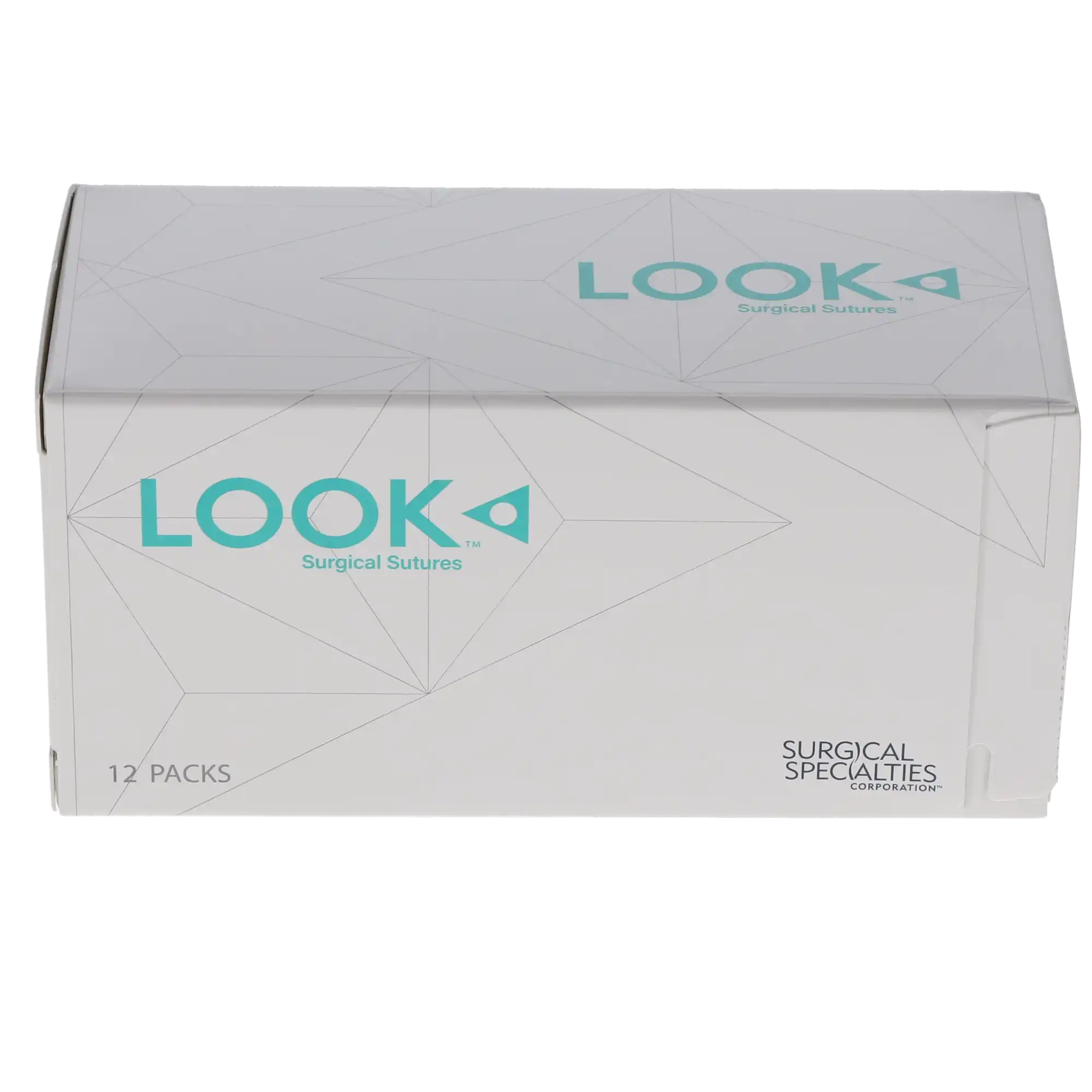 Look Plain Gut Absorbable Suture, 3-0, 18", C-31 Reverse Cutting Needle, 1/2 Circle, 24 mm, Beige, 12/Box, 594B thumbnail 8
