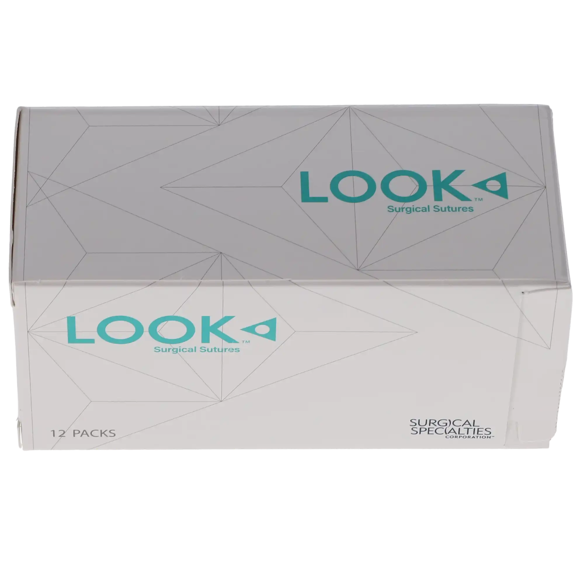 Look Chromic Gut Absorbable Suture, 4-0, 18"/45 cm, C-3 Precision Reverse Cutting Needle, 3/8 Circle, 12/Pk, 595B thumbnail 8