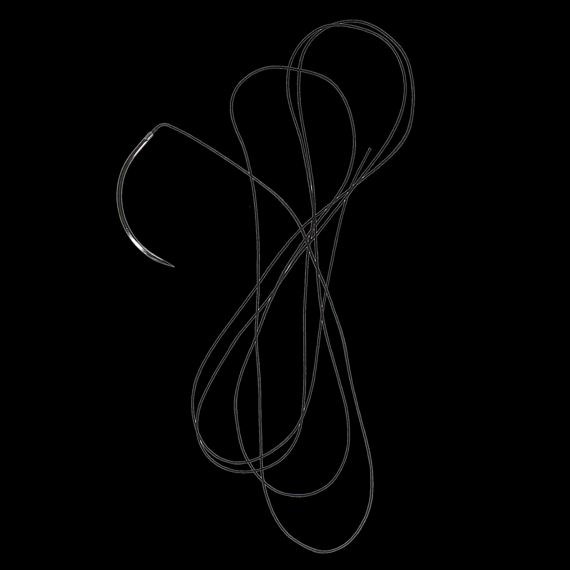 Look 781B Silk Black Braided Non-Absorbable Suture, 4-0, 18" (45 cm), C-6 Reverse Cutting 3/8 Circle Needle, 12/Box thumbnail 9