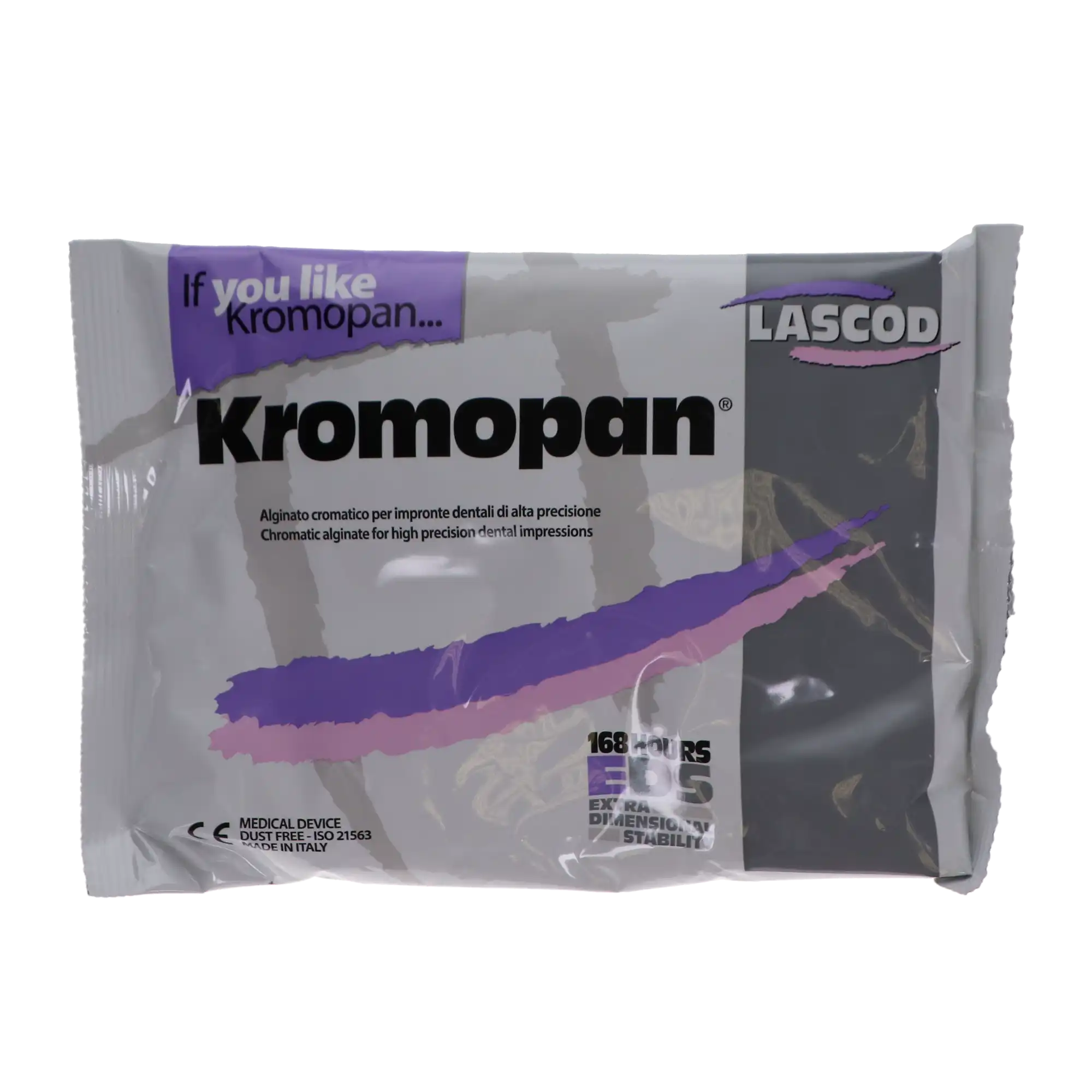 Kromopan 100 Chromatic Alginate Impression Material, Fast Set, Dust Free, Mint Flavor, 1 lb (450 g) Pouch, KRM302 thumbnail 6