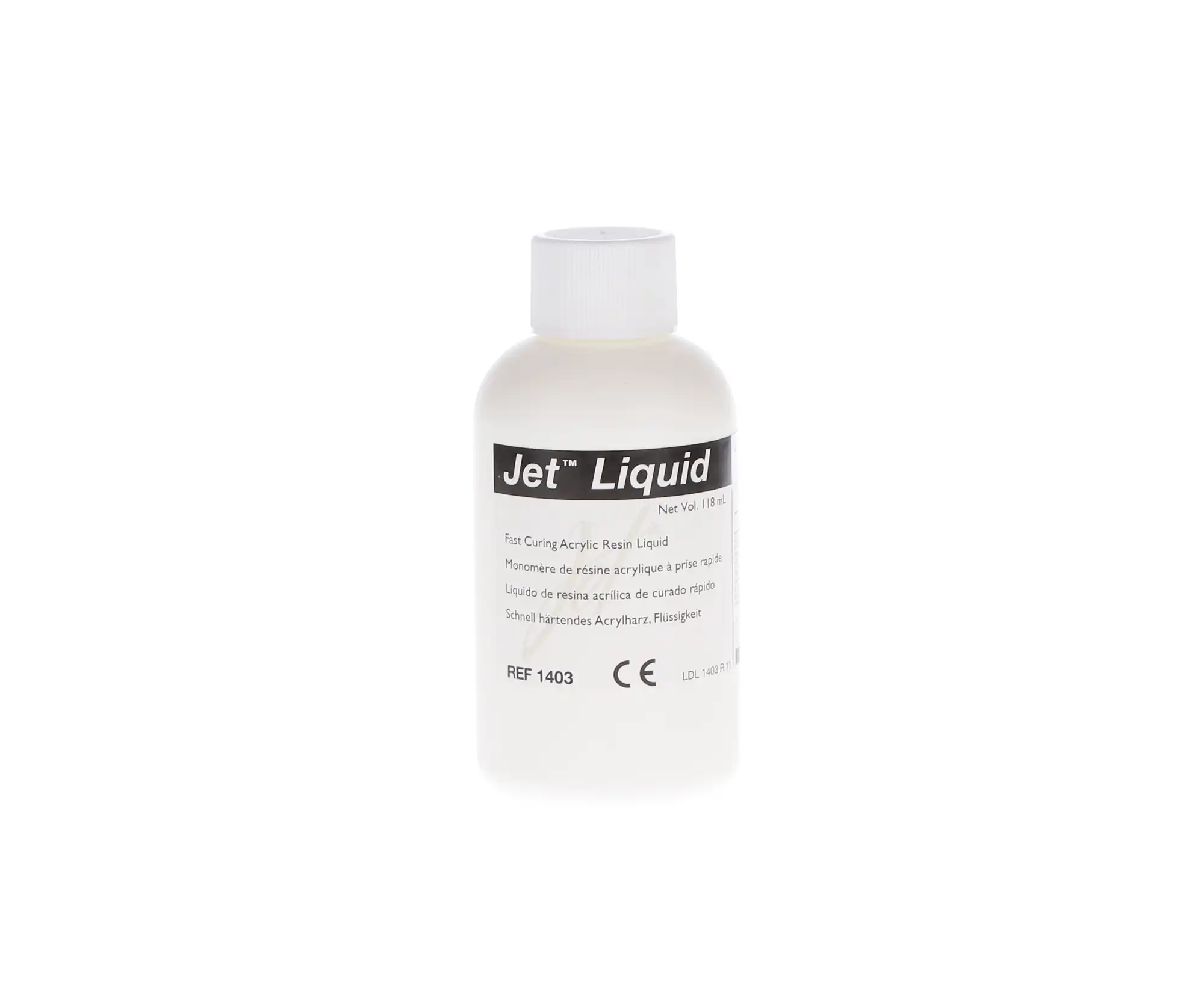 Lang Dental Jet Repair Acrylic Liquid, Self-Curing Resin, 118 ml (4 oz) Bottle, 1403 thumbnail 2