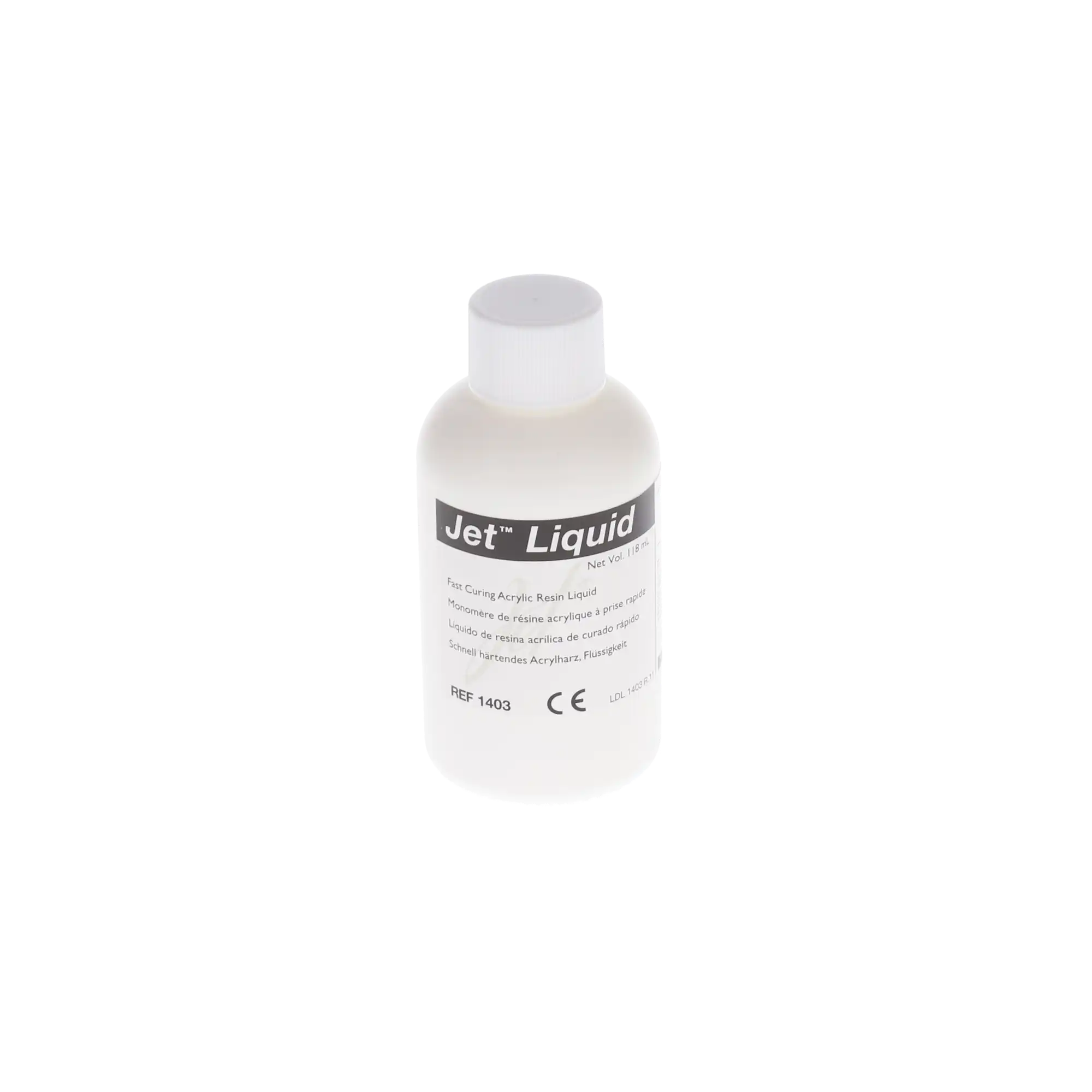 Lang Dental Jet Repair Acrylic Liquid, Self-Curing Resin, 118 ml (4 oz) Bottle, 1403 thumbnail 6