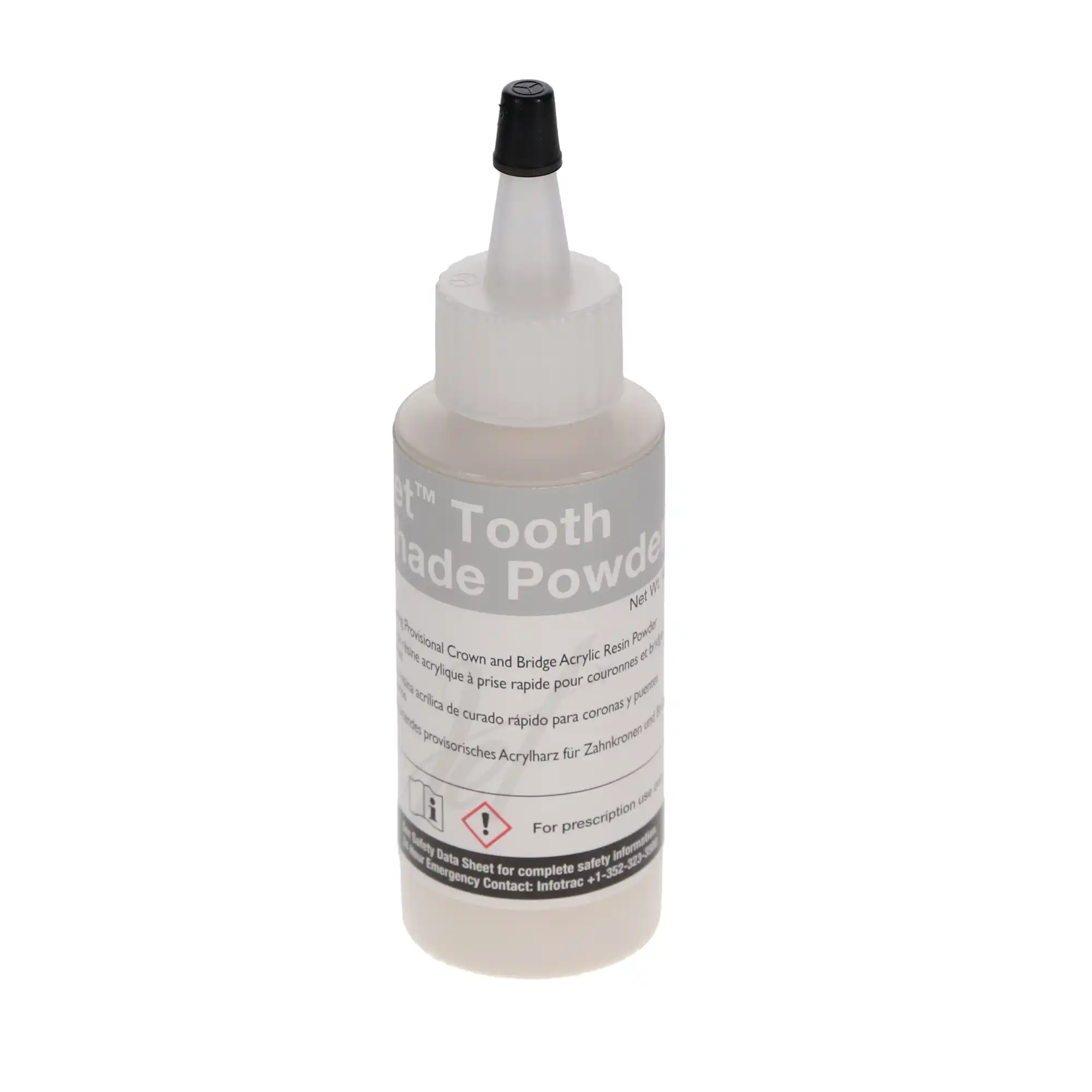Jet Tooth Shade Temporary Crown & Bridge Acrylic Resin Powder, Shade 69/C2, 2 oz (45 g), 1/Pk, 1410-69 - Jet Tooth Shade Temporary C&B Acrylic Resin, Powder, # 69, 2 oz, C2, 1/Pk - Image 1