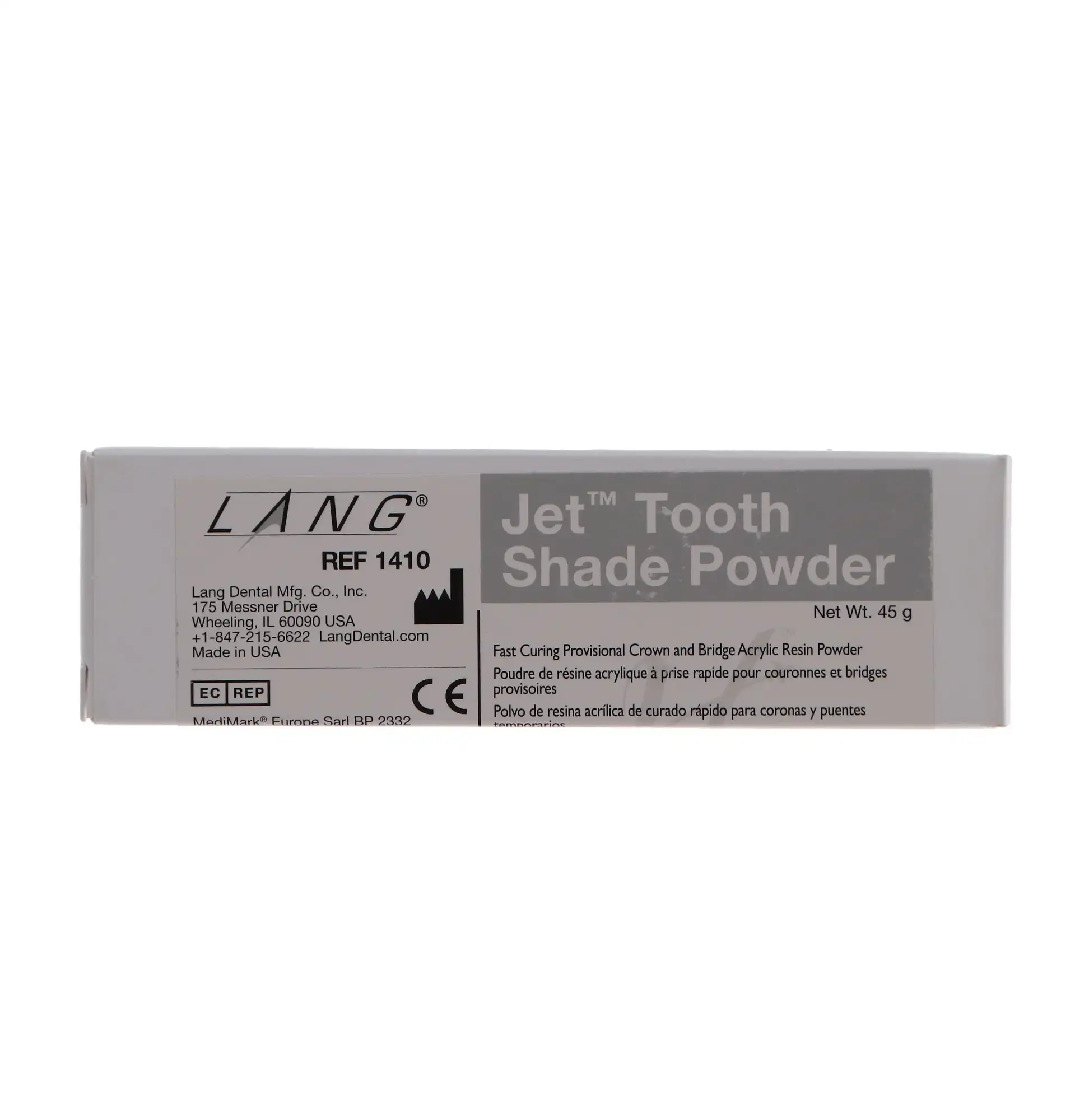Jet Tooth Shade Temporary Crown & Bridge Acrylic Resin Powder, Shade 69/C2, 2 oz (45 g), 1/Pk, 1410-69 thumbnail 3