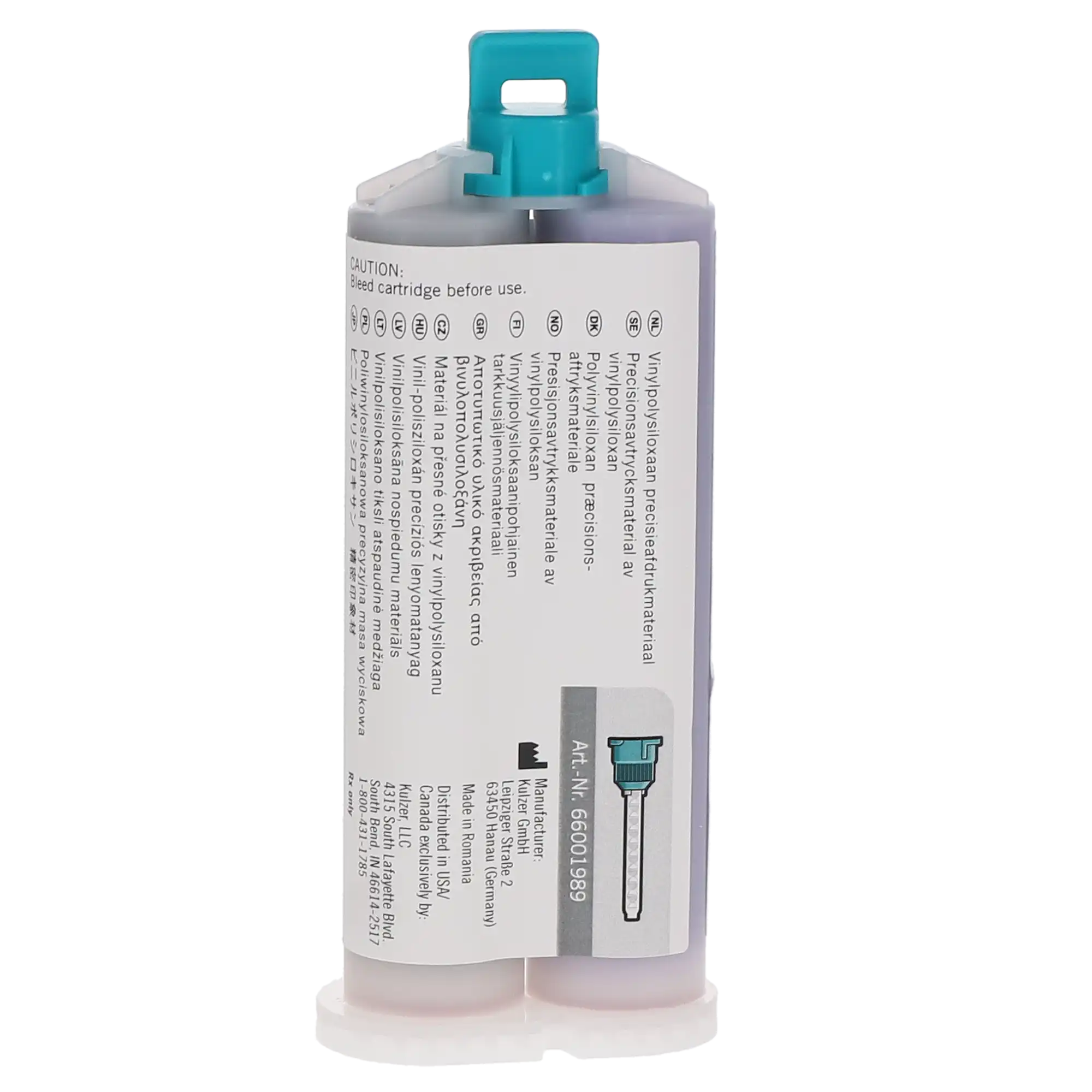 Flexitime VPS Precision Impression Material, Heavy Tray, 50 ml Automix Cartridge Refill, 2/Pk, 50034804 thumbnail 3