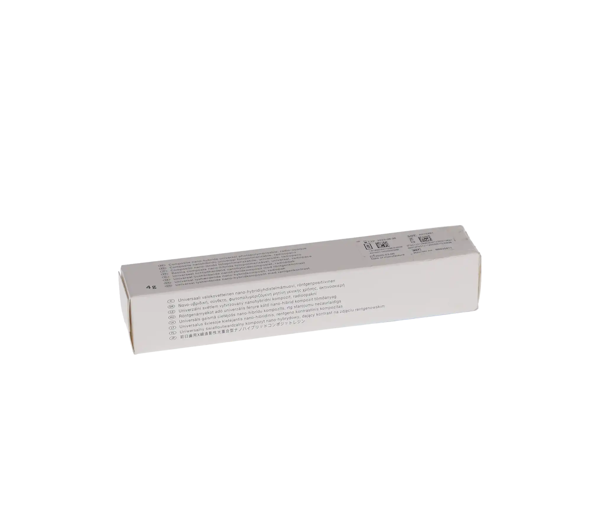 Venus Diamond Nanohybrid Universal Composite, Light-Cure, A1, 4 g Syringe Refill, 66035471 thumbnail 10