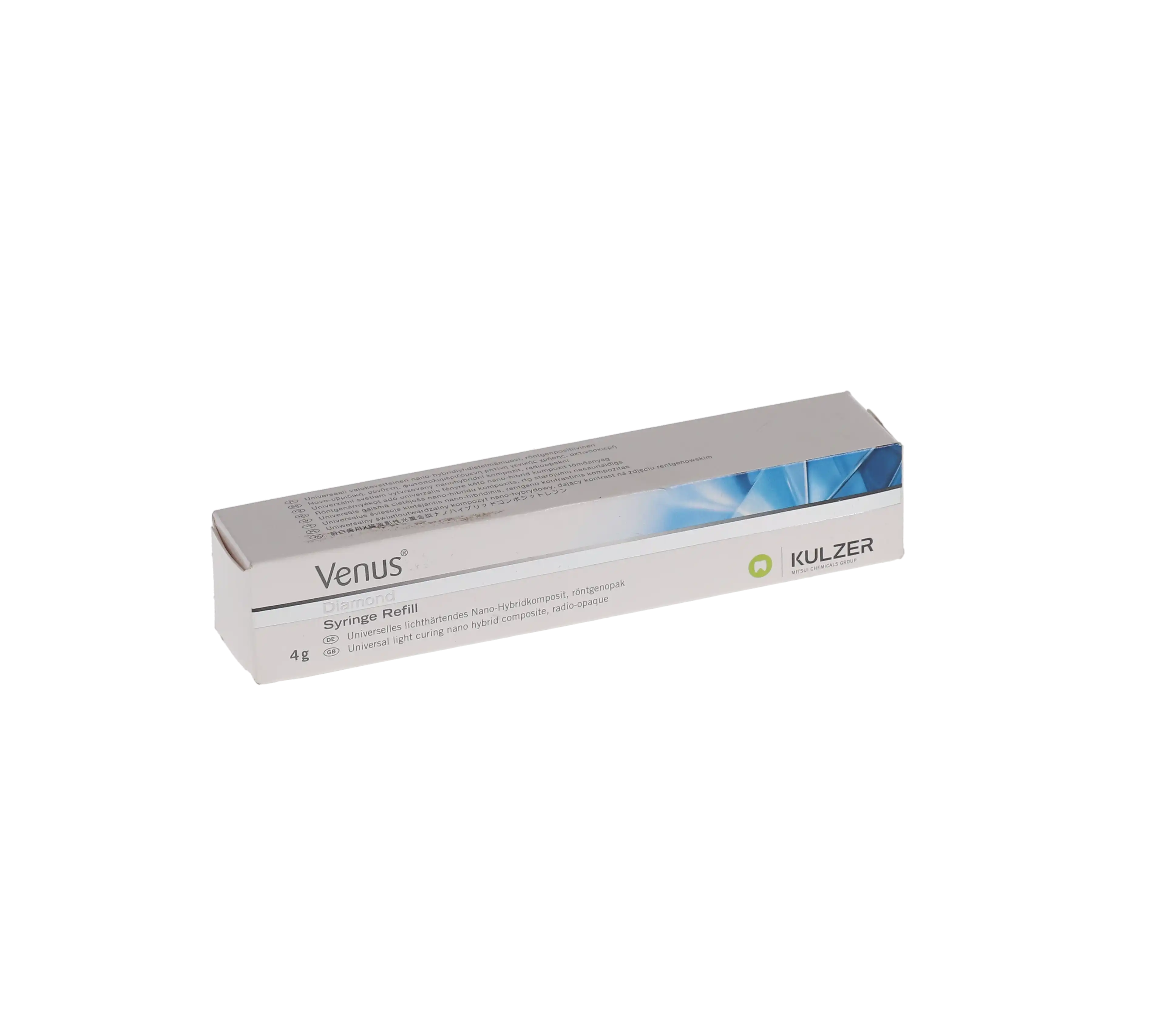 Venus Diamond Nanohybrid Universal Composite, Light-Cure, A4 Shade, 4 g Syringe Refill, 1/Pk, 66035476 thumbnail 13