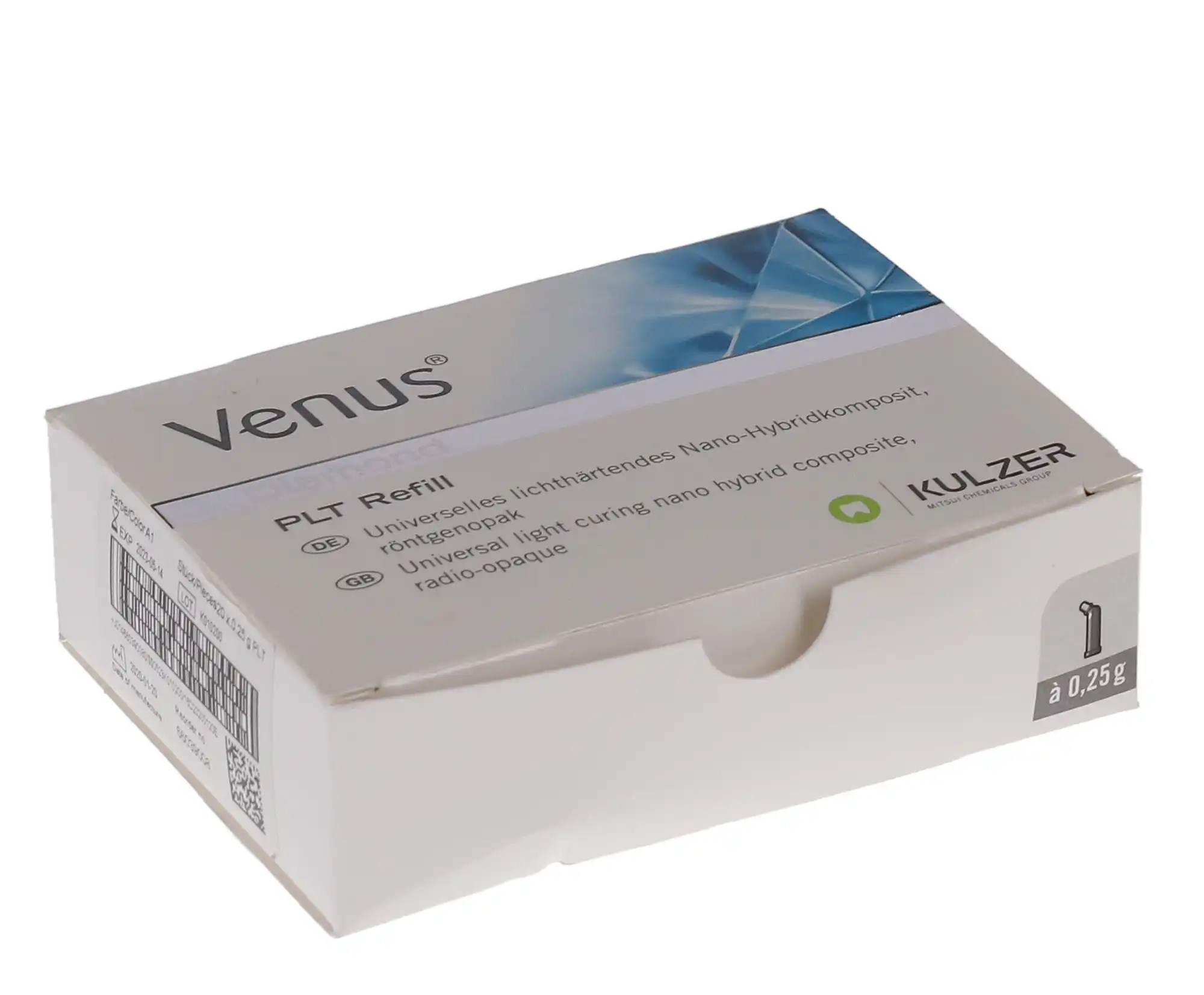 Venus Diamond PLT Nanohybrid Composite Refill, Shade A1, 0.25 g, 20/Pk, 66039008 thumbnail 12