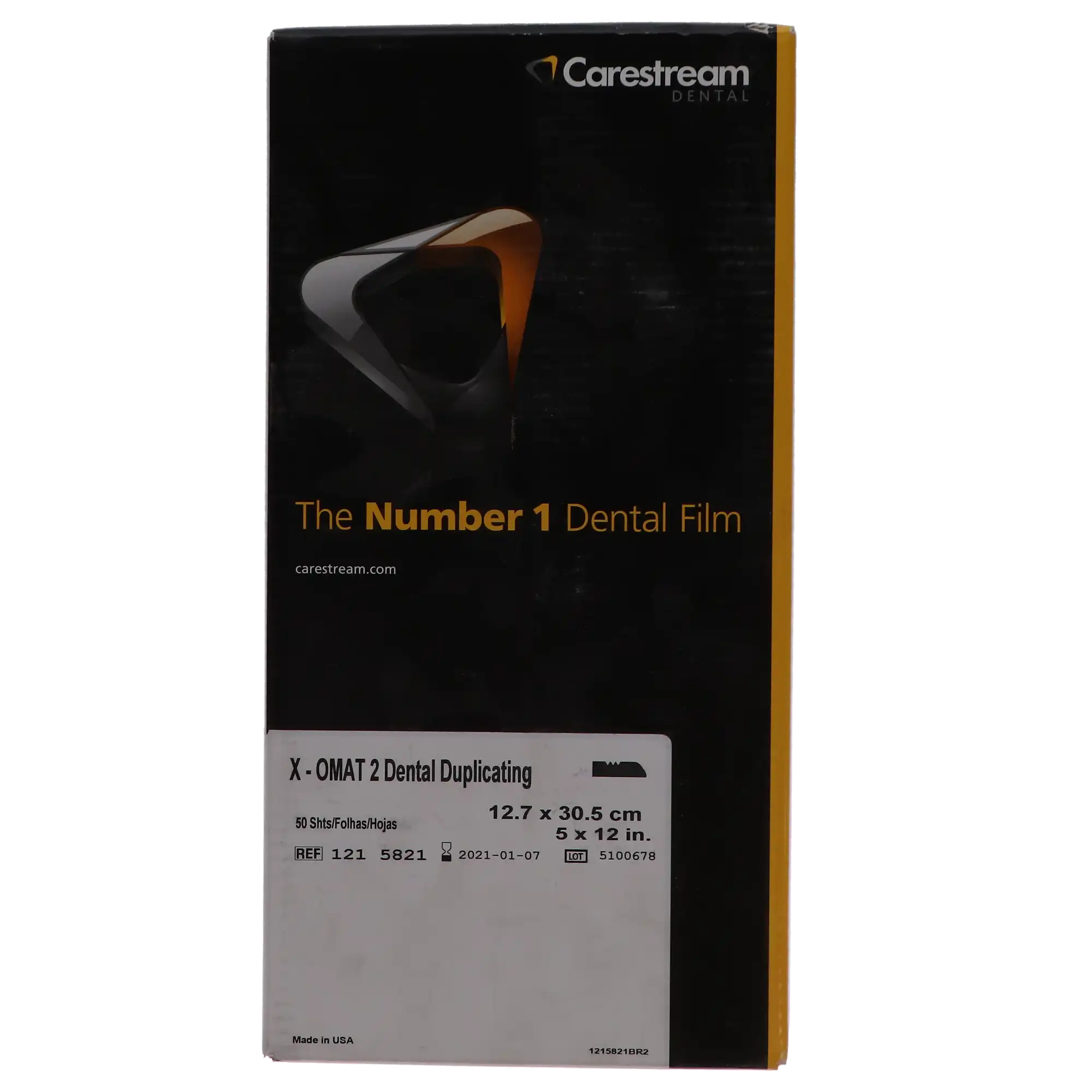 X-OMAT 2 Dental Duplicating Film, 5" x 12", 50 Sheets/Box, 1215821 thumbnail 6
