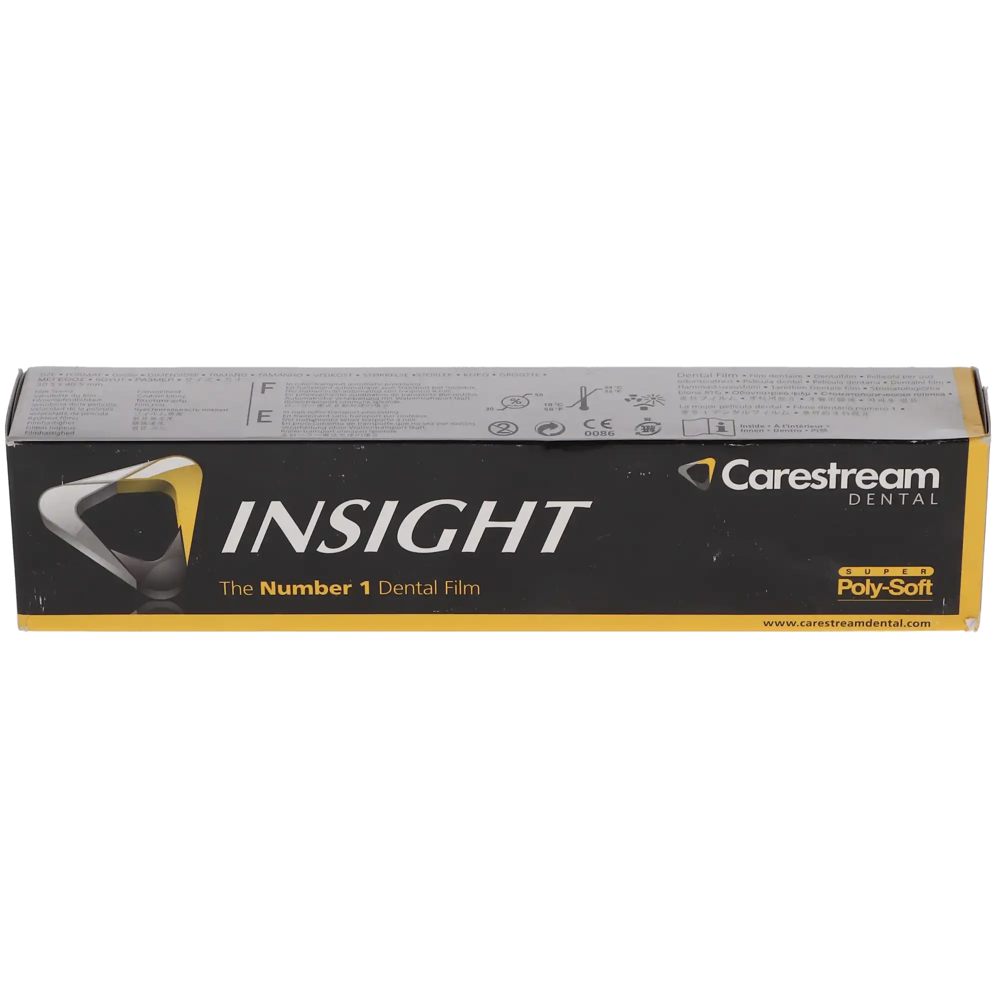 Carestream INSIGHT IP-22 Size 2 Periapical Dental X-Ray Film, Double Film, F-Speed, Super Poly-Soft Packets, 130/Box, 1798628 thumbnail 8