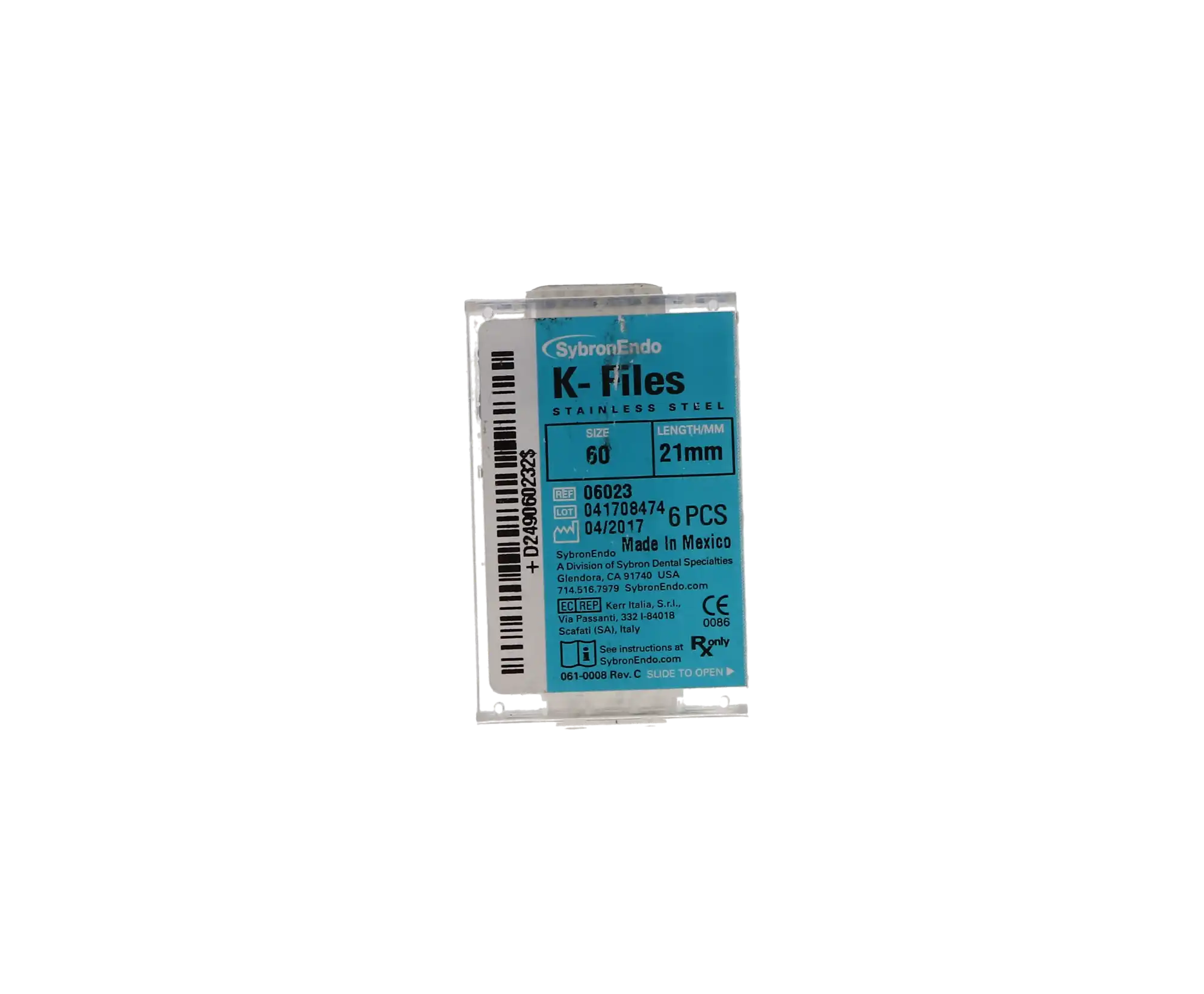Kerr SybronEndo K-Files, Stainless Steel, 21 mm, #60, Blue, 6/Pk, 06023 thumbnail 6
