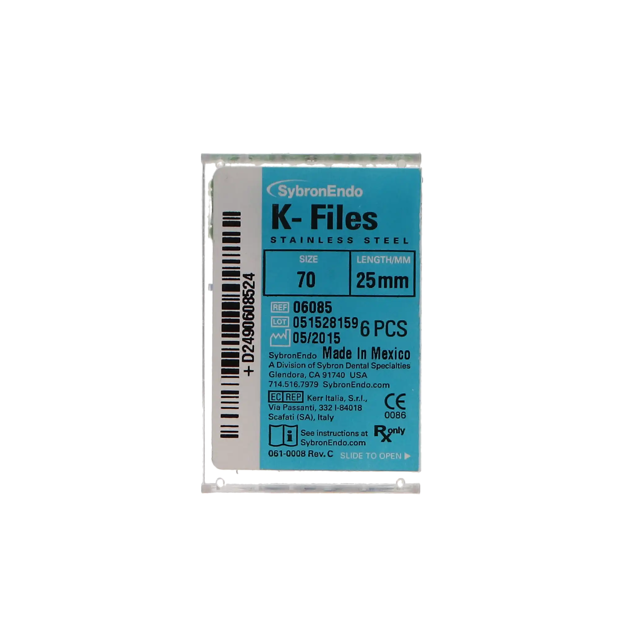 Kerr SybronEndo Stainless Steel K-Files, 25 mm, #70, Green, 6/Pk, 06085 thumbnail 6