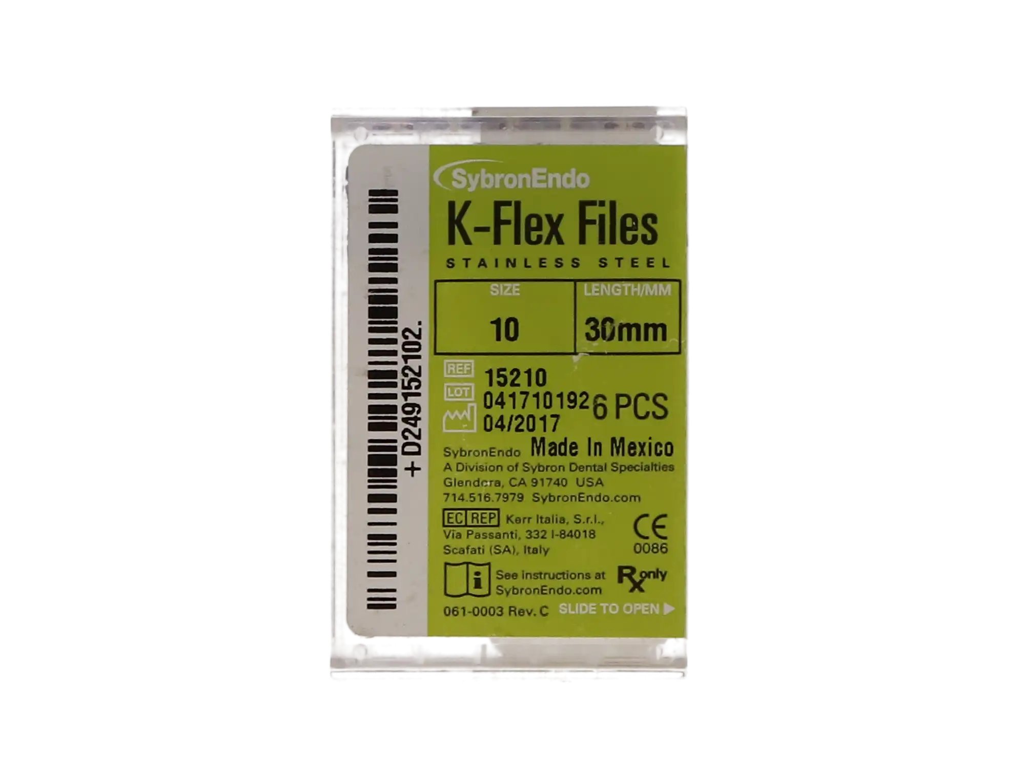 Kerr K-Flex Stainless Steel Hand Files, #10, 30 mm, Purple, 6/Pk, 15210 thumbnail 11
