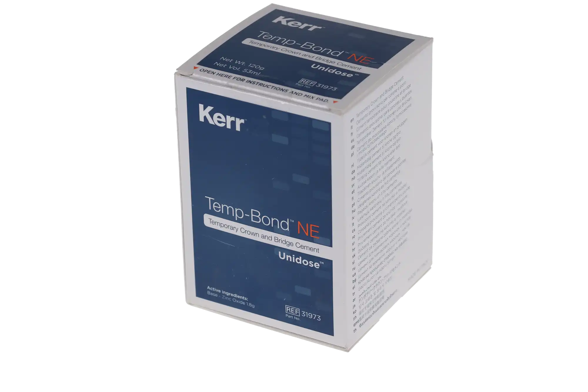 TempBond NE Non-Eugenol Temporary Cement, Unidose Packets, 2.4 g, 50/Pk, 31973 thumbnail 12