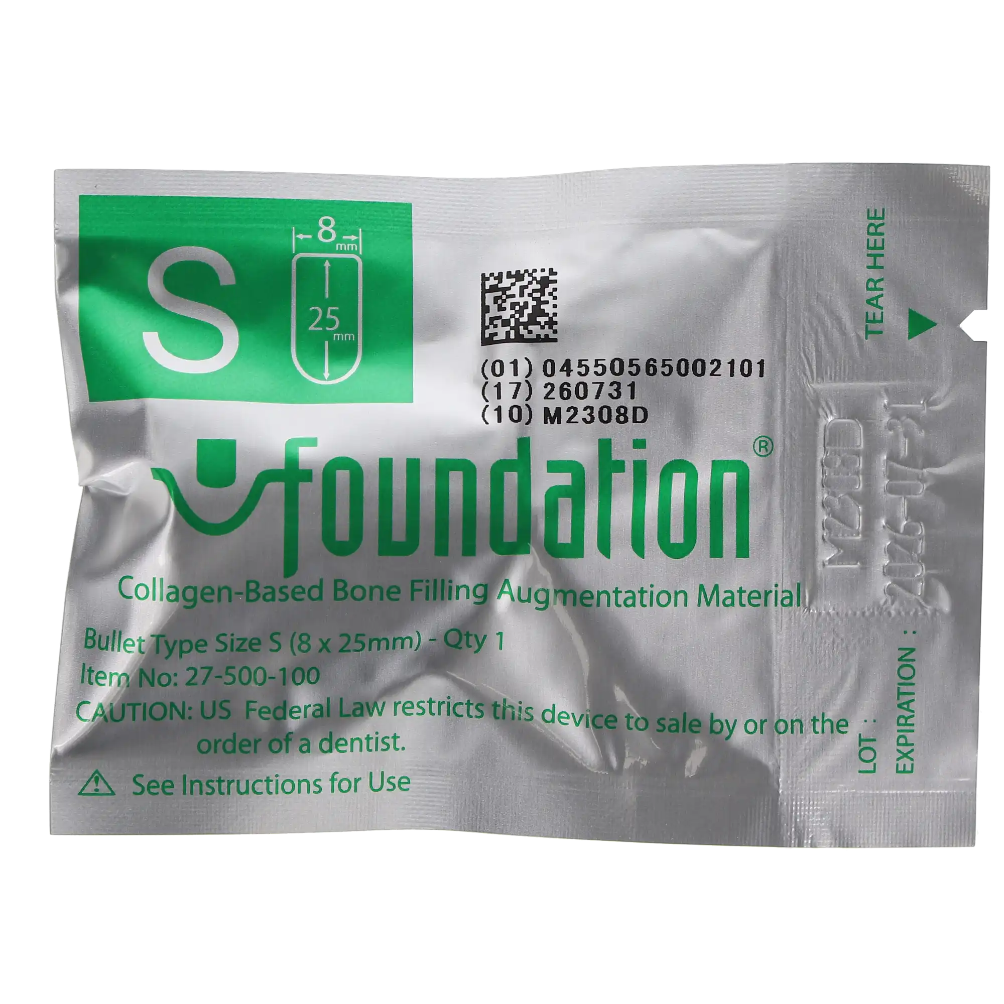 Foundation Bone Filling Augmentation Material, Small, 8mm x 25mm, 10/Box, 27-500-100 thumbnail 3