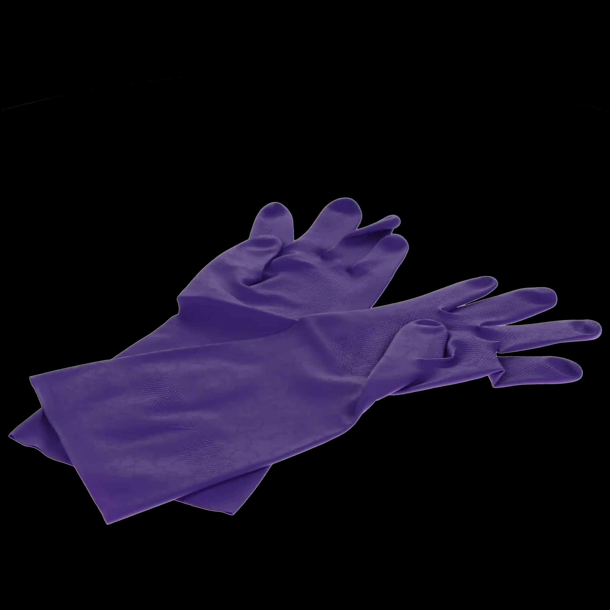 IMS Lilac Nitrile Utility Gloves, Powder-Free, Flock-Lined, Small (Size 7), 3 Pairs/Pkg, 40-060 thumbnail 3